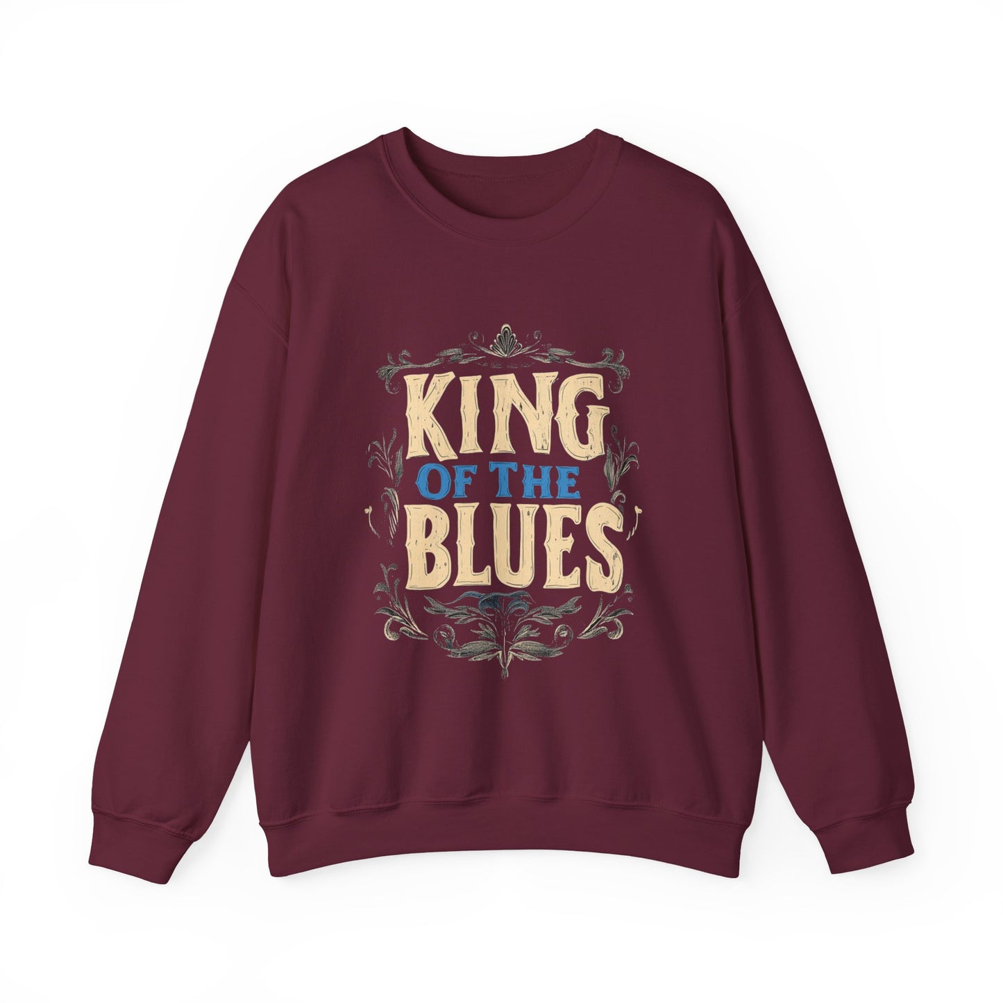 King of the Blues Sweatshirt, Music Nostalgia Crewneck, Rhythm and Blues Jumper, Unisex Band Merch, Blues Music Apparel