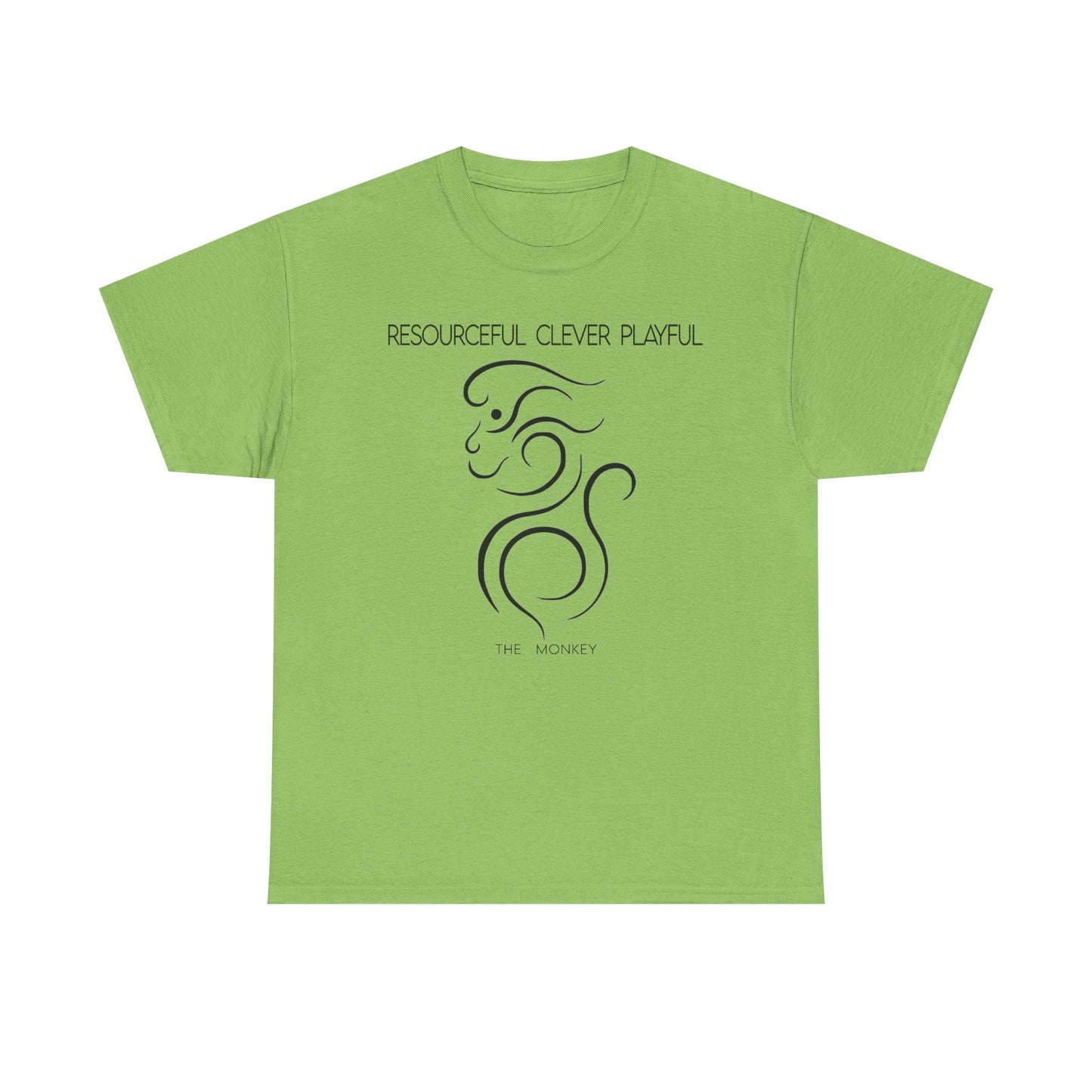 Chinese Zodiac The Monkey Tee, Positive Traits Of People Born On The Years Of Monkey (1968, 1980, 1992, 2004, And 2016), Clever, Resourceful