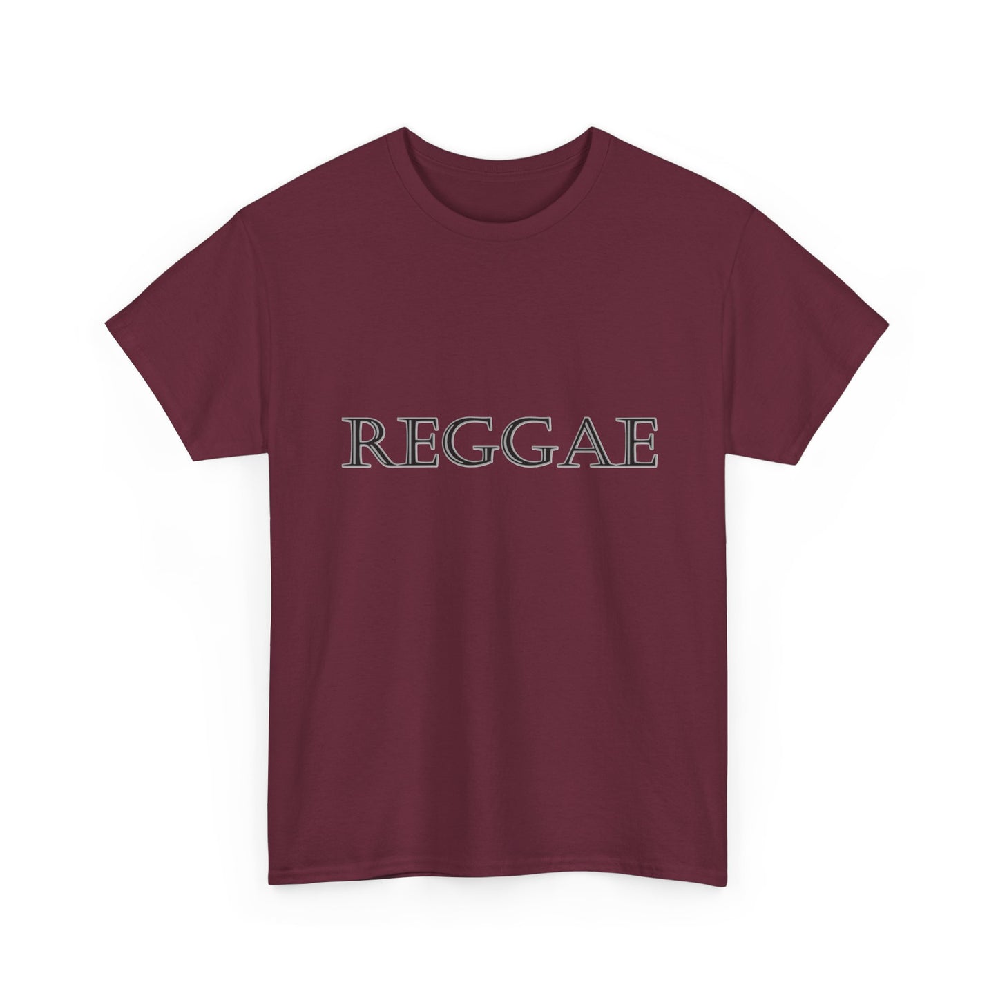 Music Nostalgia Reggae Unisex Cotton Shirt, Retro Boho and Hippie Style Top, Artistic Typographic Design Shirt For Music Lovers