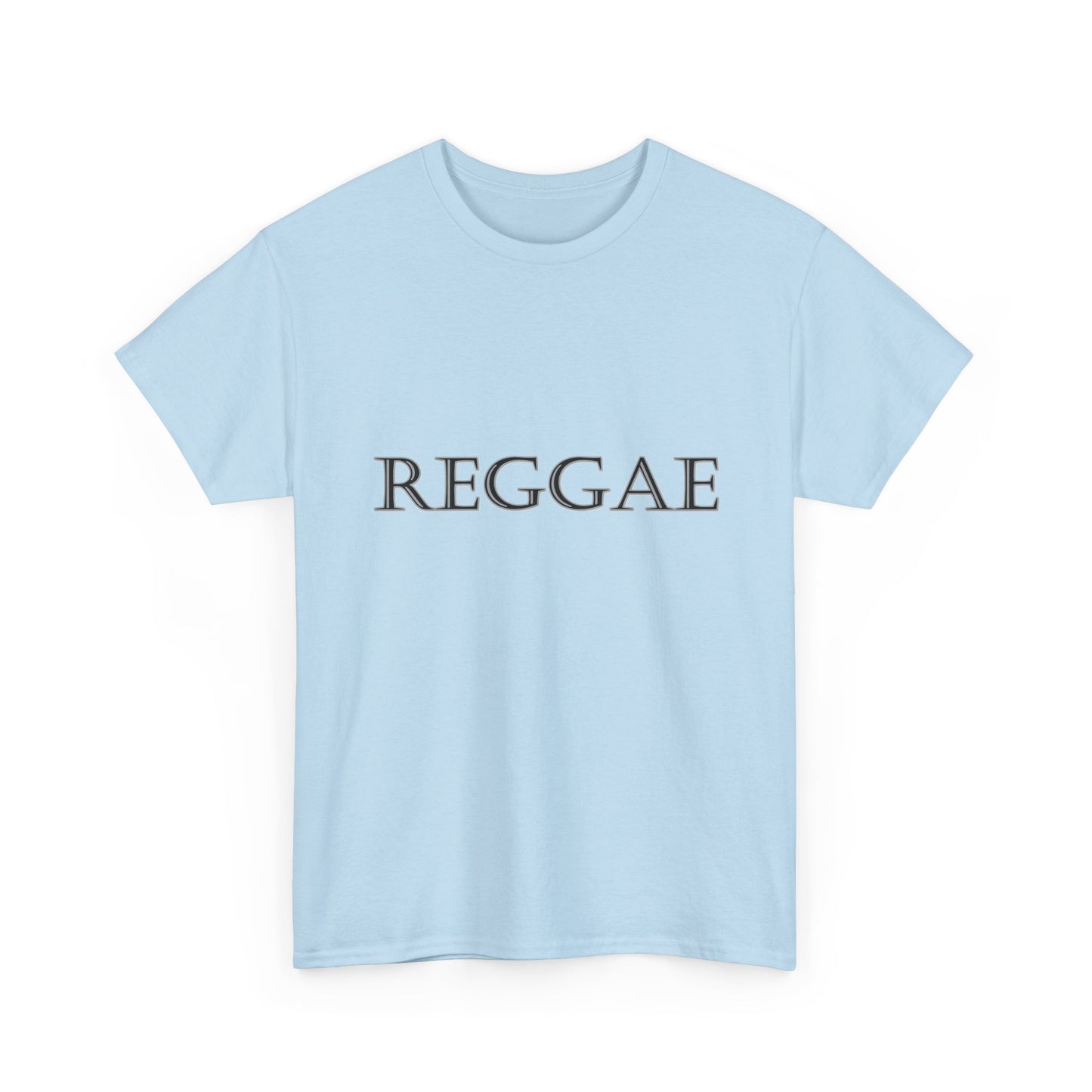 Music Nostalgia Reggae Unisex Cotton Shirt, Retro Boho and Hippie Style Top, Artistic Typographic Design Shirt For Music Lovers