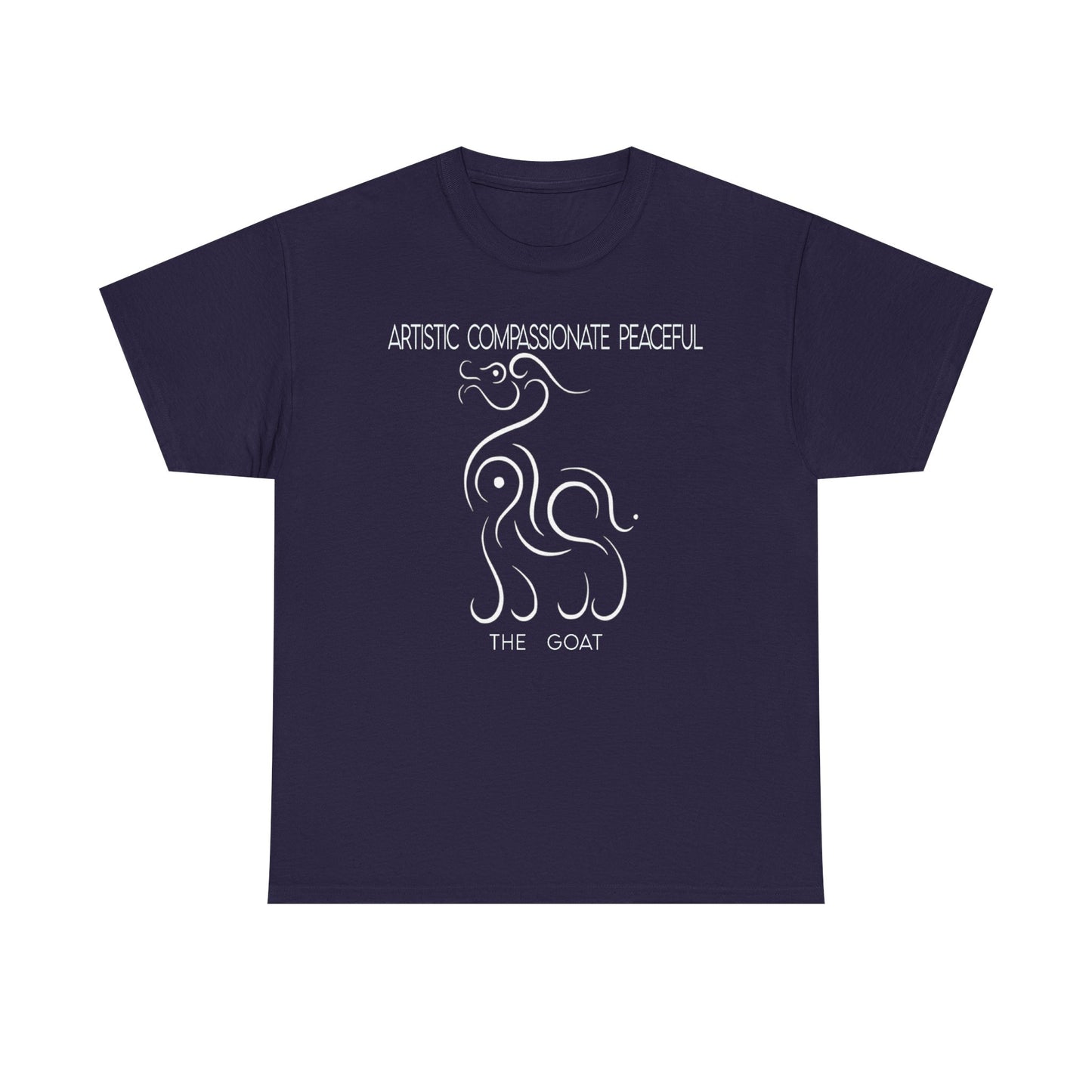 Chinese Zodiac The Goat Tee, Positive Traits Of People Born On The Years Of Goat (1967, 1979, 1991, 2003, And 2015), Compassionate, Peaceful