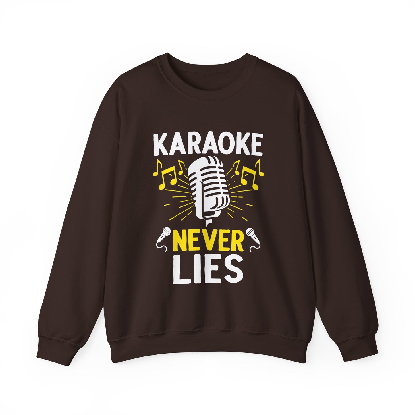 Karaoke Vibe Sweatshirt, Sing-Along Nostalgia Jumper, Music Party Pullover, Karaoke Never Lies Crewneck, Funny Singing Gift