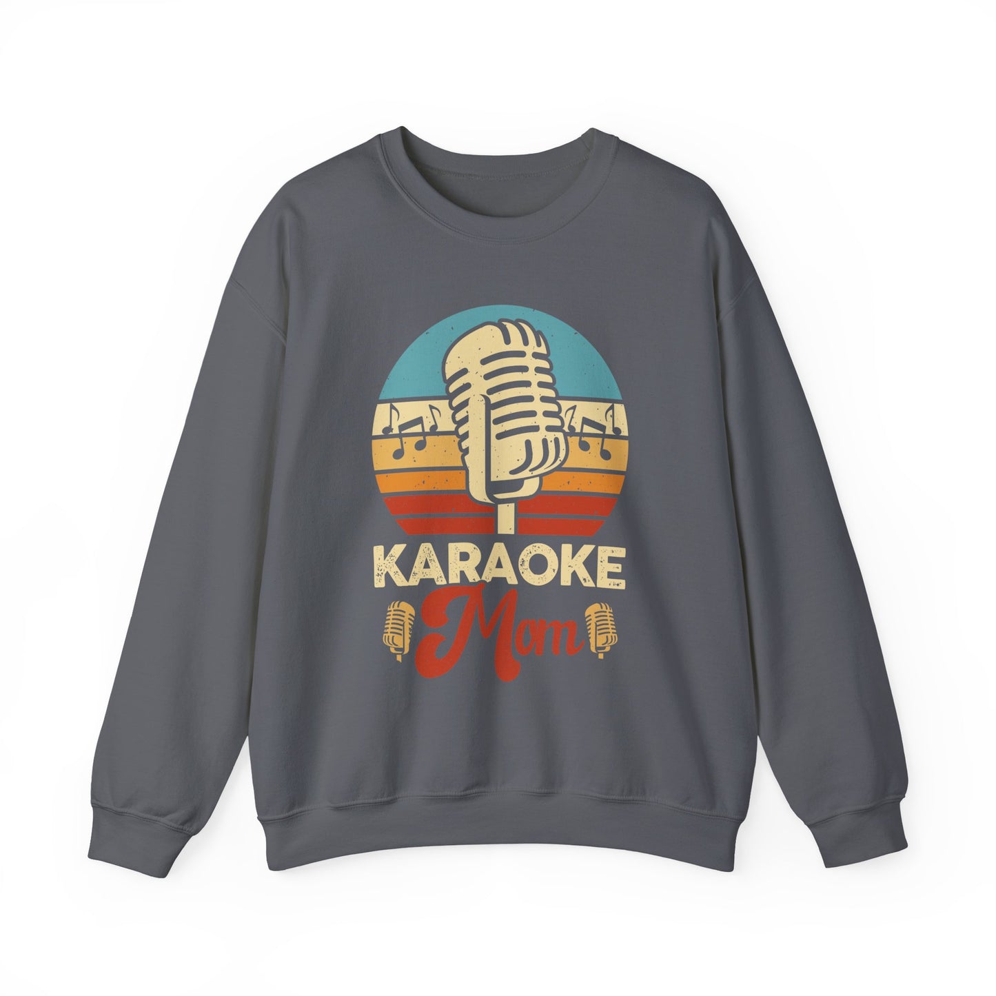 Karaoke Vibe Crewneck Sweatshirt, Generational Nostalgia, Karaoke Mom and Dad, Unisex Jumper, Music Lover Gift, Retro Sweatshirt, Family Fun