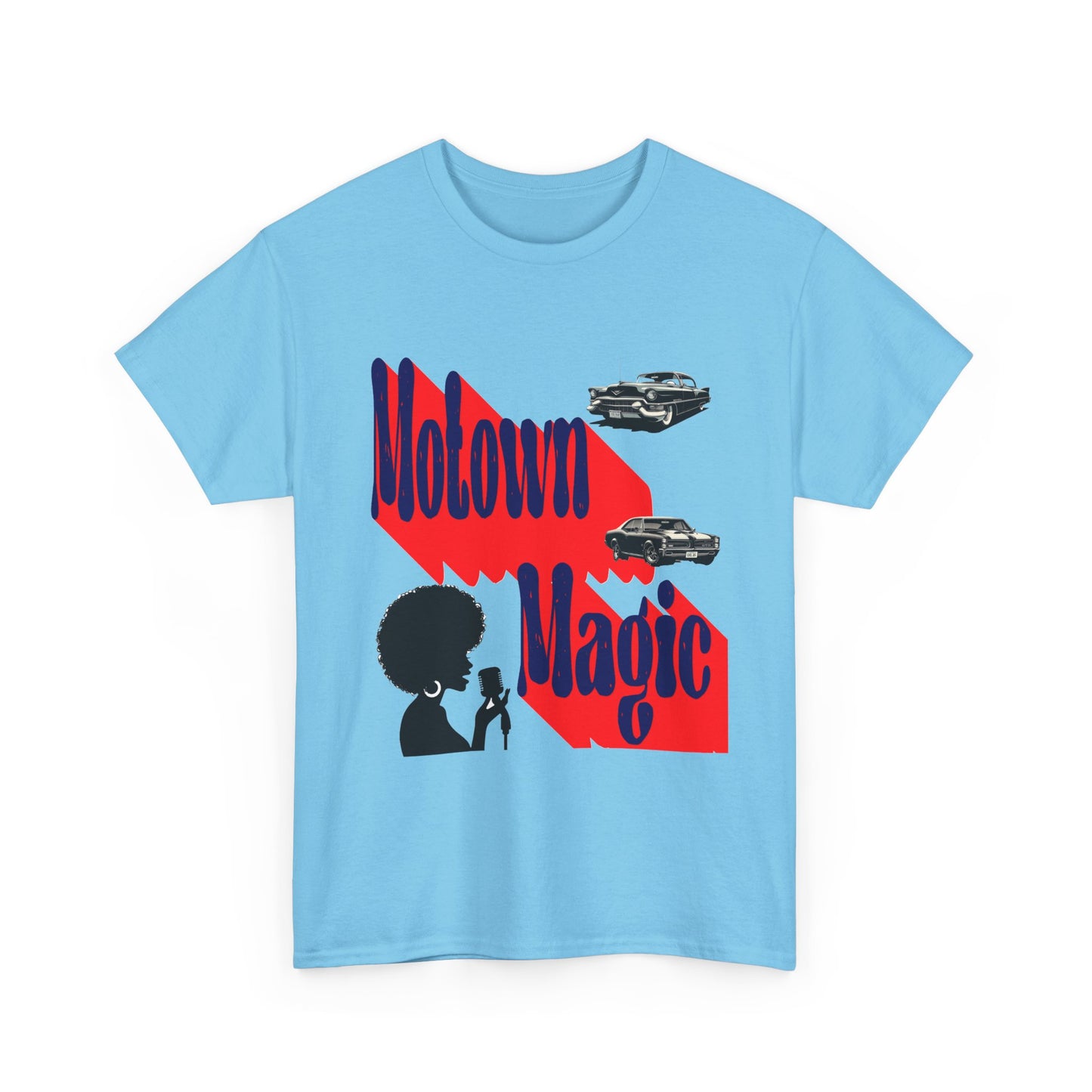 Music Nostalgia Unisex Cotton T-shirt, Motown Magic Vibe Top, Boho Style Spectacular Artistic Graphic Design shirt