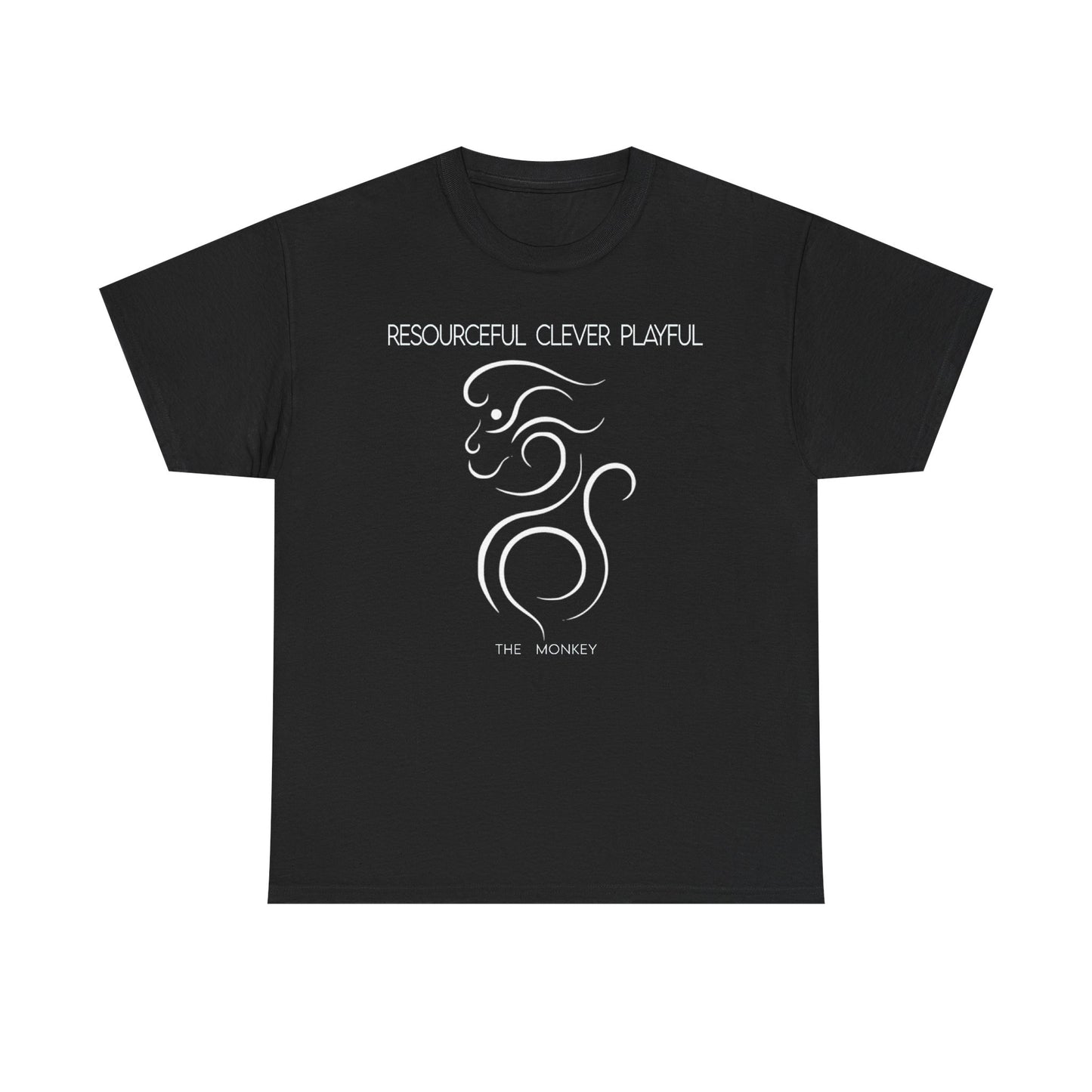 Chinese Zodiac The Monkey Tee, Positive Traits Of People Born On The Years Of Monkey (1968, 1980, 1992, 2004, And 2016), Clever And Playful