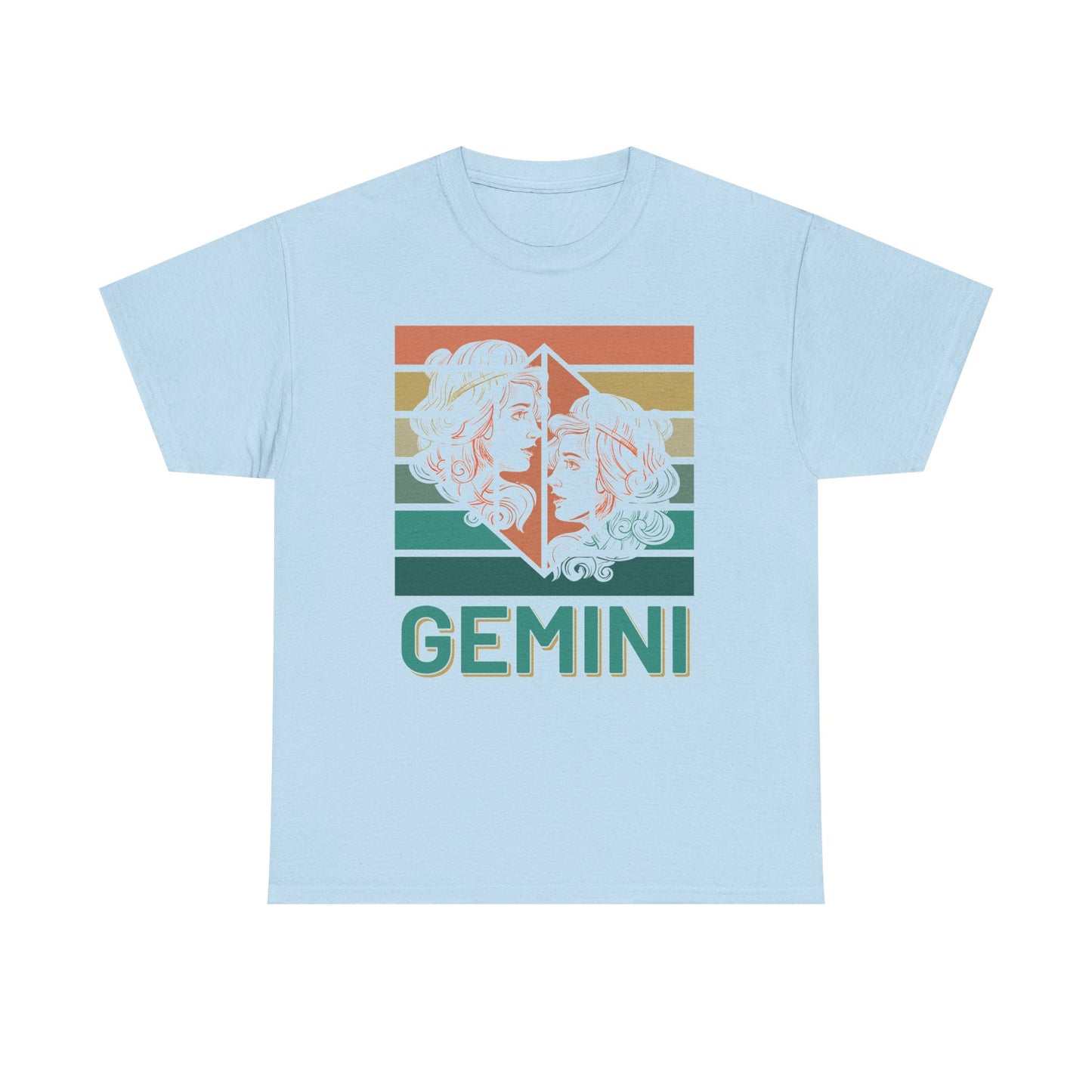 Gemini Zodiac Unisex Cotton Tee, Astrology Gift, Birthday Shirt, Horoscope Tee, Astrology Apparel, Summer Fashion, Retro Design, Vintage