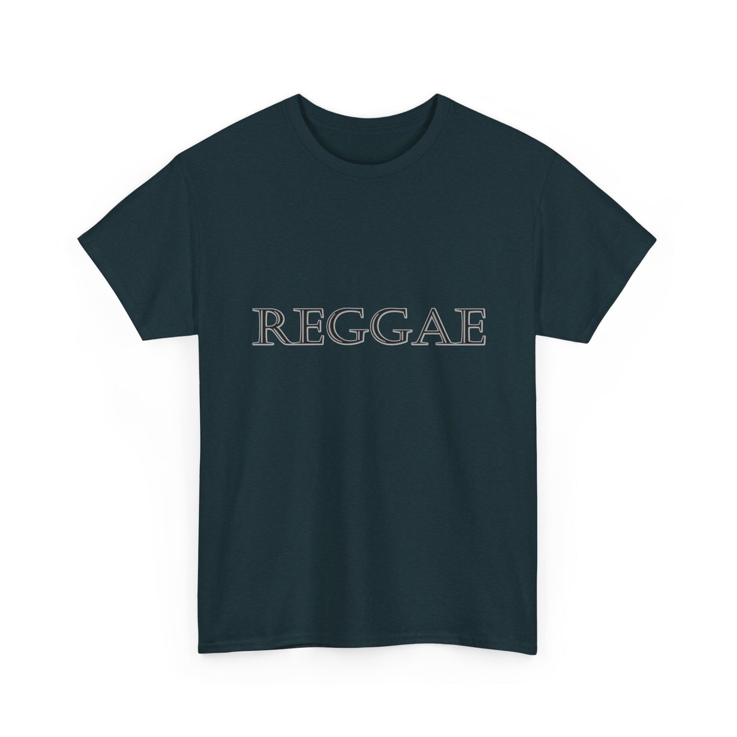Music Nostalgia Reggae Unisex Cotton Shirt, Retro Boho and Hippie Style Top, Artistic Typographic Design Shirt For Music Lovers