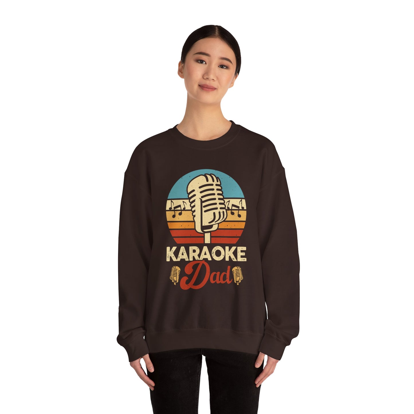 Karaoke Vibe Crewneck Sweatshirt, Generational Nostalgia, Karaoke Mom and Dad, Unisex Jumper, Music Lover Gift, Retro Sweatshirt, Family Fun