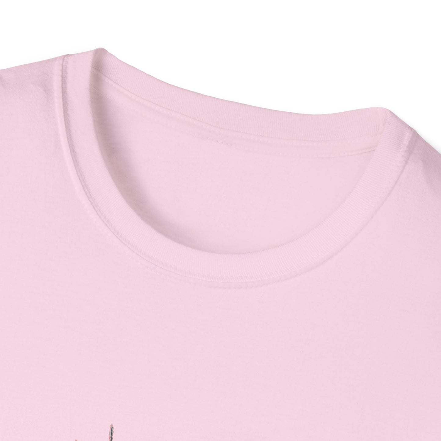 Cute Cat Face Unisex Soft-style T-Shirt, Scaredy Cat Face for Cat Ladies, Cat Moms and Cat Lovers Graphic Tee