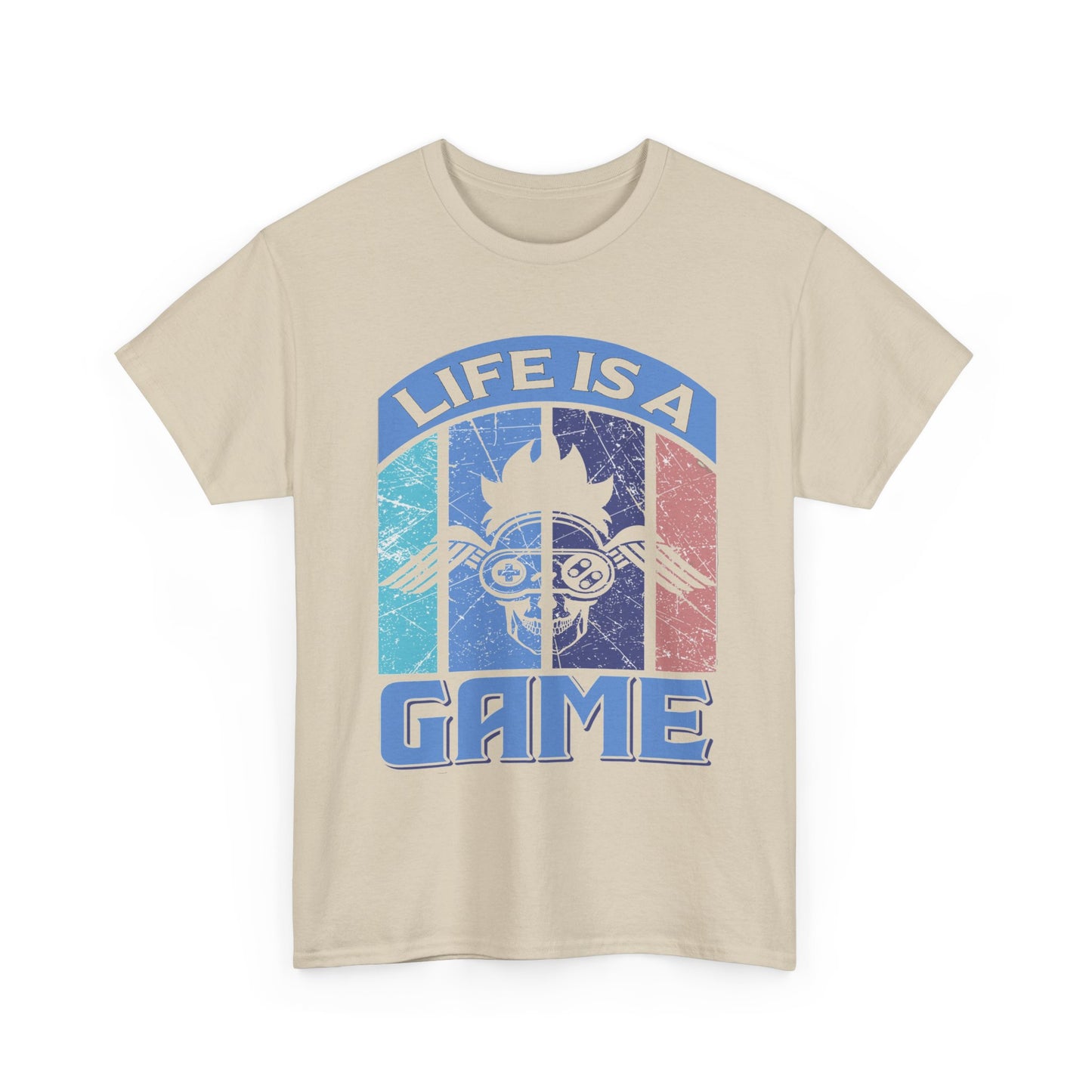 Retro Words of Wisdom Unisex Tee, Life is a Game Graphic Shirt, Inspirational Quote Top, Vintage Tshirt, Retro Tee, Positive Vibes Shirt