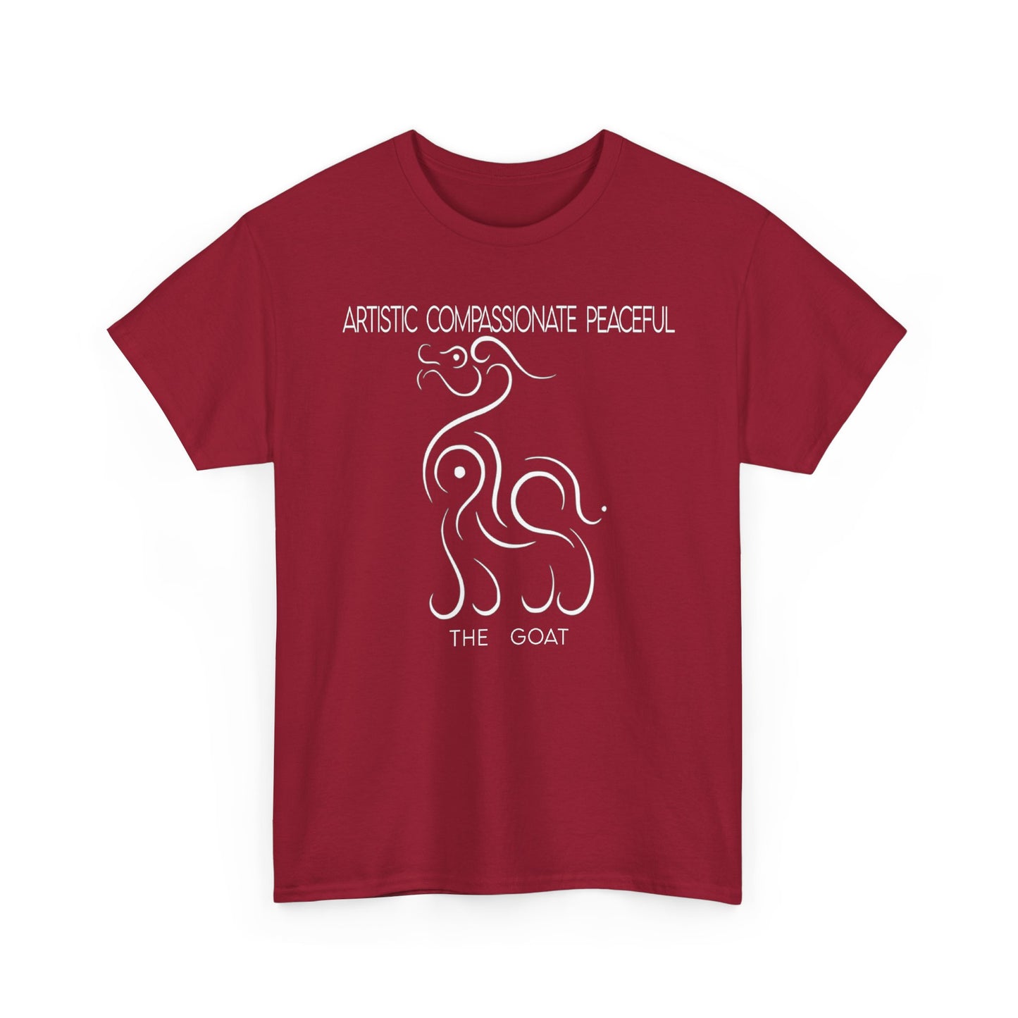 Chinese Zodiac The Goat Tee, Positive Traits Of People Born On The Years Of Goat (1967, 1979, 1991, 2003, And 2015), Compassionate, Peaceful