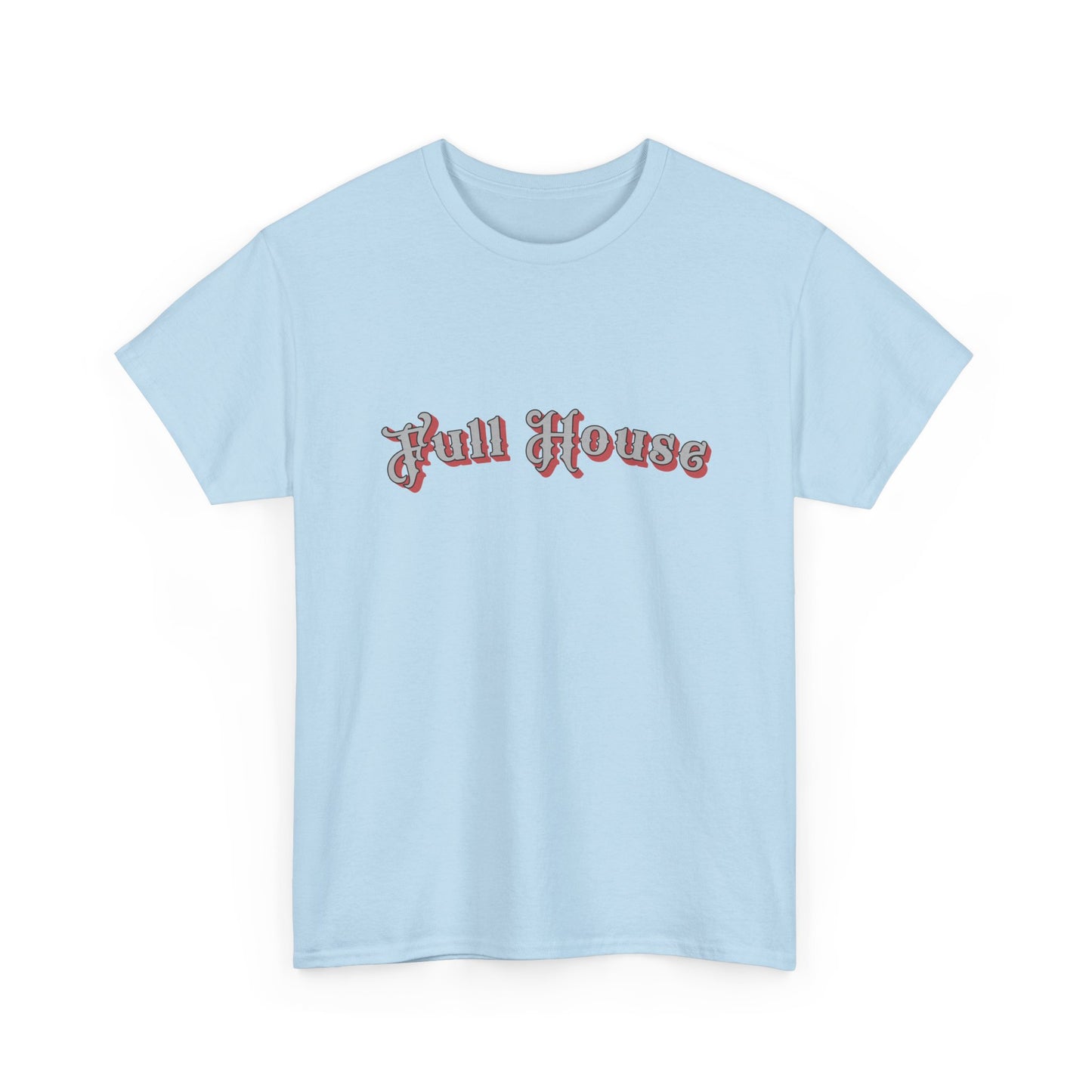 Full House Gambler's Metaphor Unisex Tee shirt - Casino Game Design, Card Player Gift, Card Game Lover Shirt, Card Shark Pullover