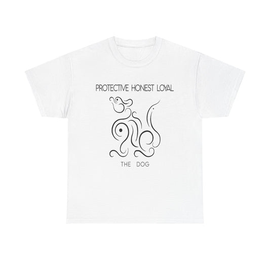 Chinese Zodiac The Dog Tee, Positive Traits Of People Born On The Years Of The Dog (1958, 1970, 1982, 1994, And 2006), Honest And Protective