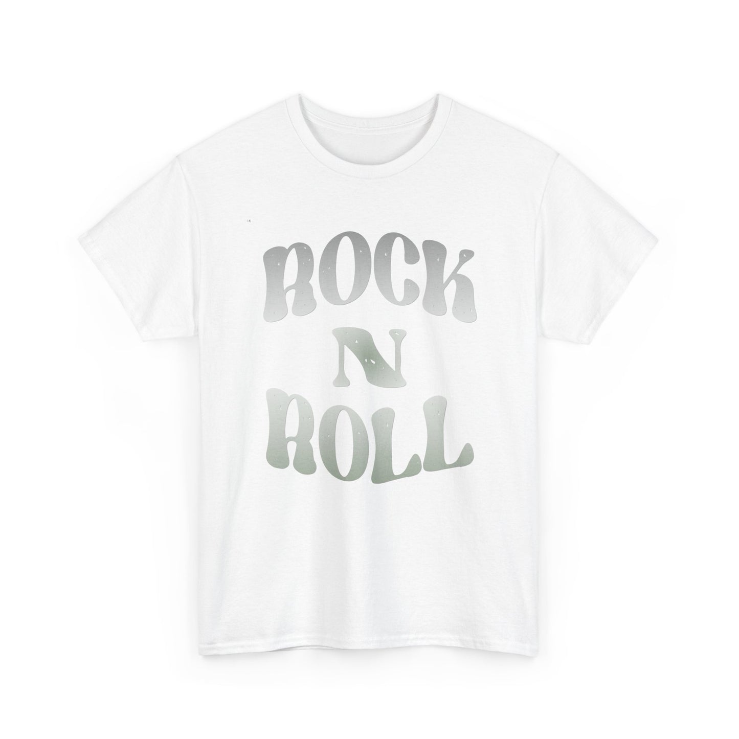 Music Nostalgia Rock N Roll Unisex Cotton Shirt, Colorful Boho and Hippie Style Top, Artistic Typographic Design Shirt