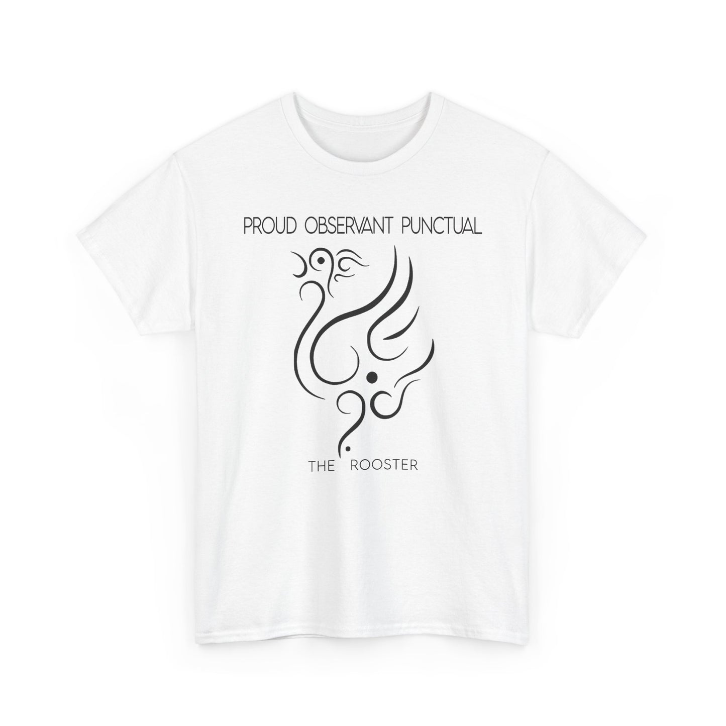 Chinese Zodiac The Rooster Tee, Positive Traits Of People Born On The Years Of The Rooster (1969, 1981, 1993 And 2005), Proud And Observant