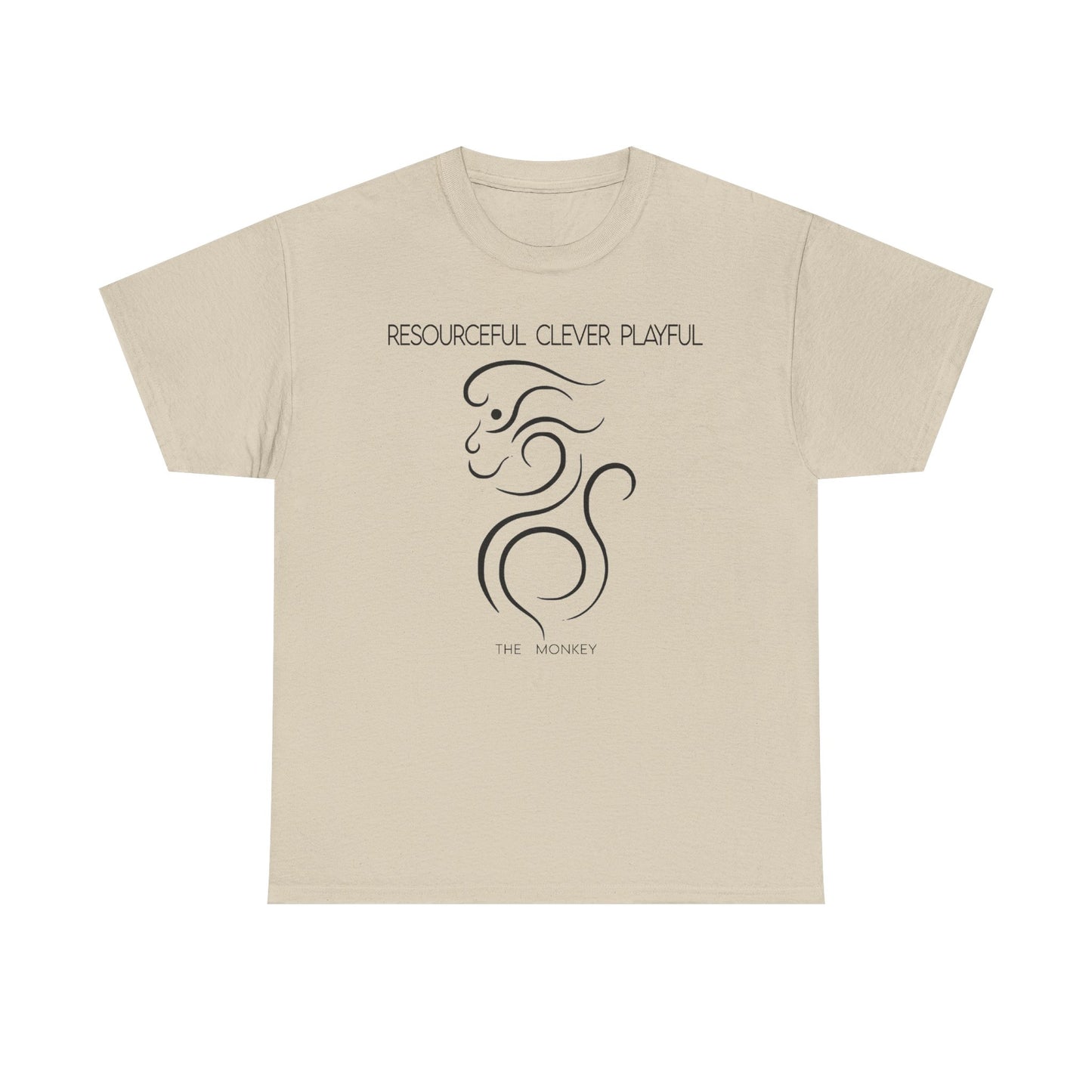 Chinese Zodiac The Monkey Tee, Positive Traits Of People Born On The Years Of Monkey (1968, 1980, 1992, 2004, And 2016), Clever, Resourceful