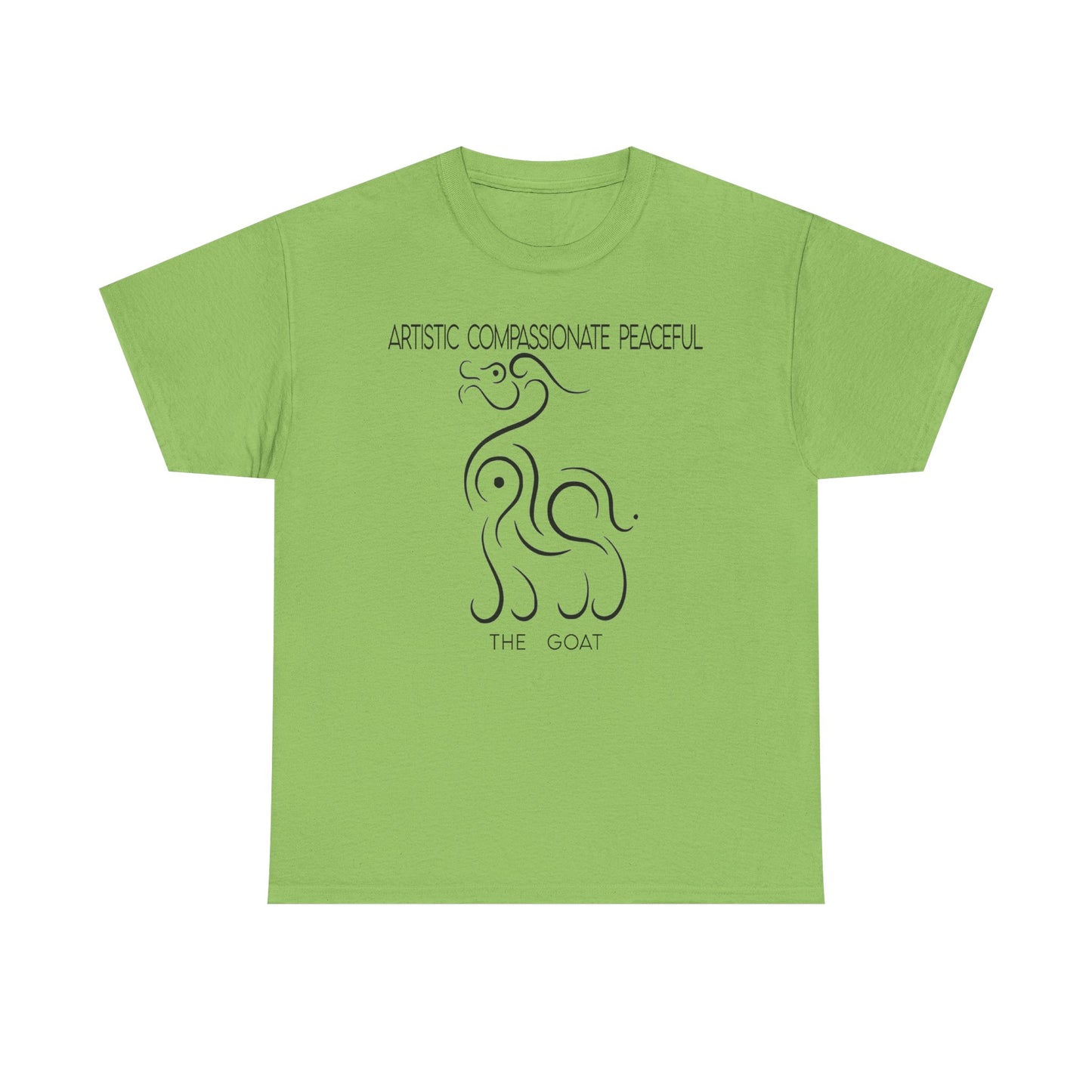 Chinese Zodiac The Goat Tee, Positive Traits Of People Born On The Years Of Goat (1969, 1979, 1991, 2003, And 2015), Artistic And Peaceful