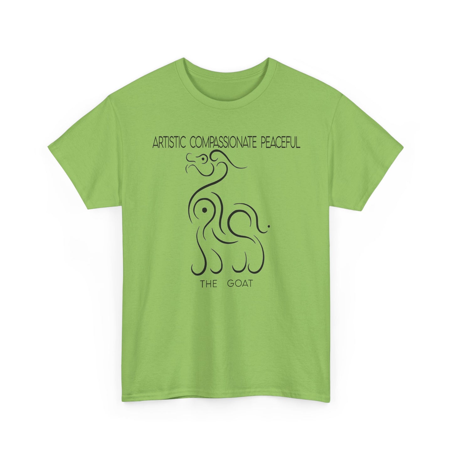 Chinese Zodiac The Goat Tee, Positive Traits Of People Born On The Years Of Goat (1969, 1979, 1991, 2003, And 2015), Artistic And Peaceful
