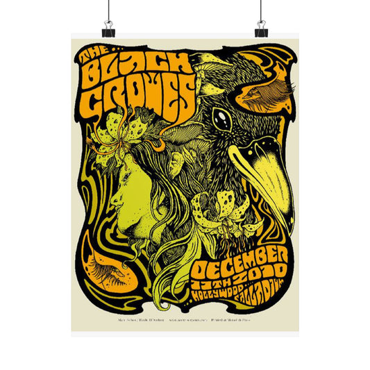 Vintage 2010 Hollywood Palladium Poster - Modern Psychedelic Rock Art Print, Authentic Memorabilia