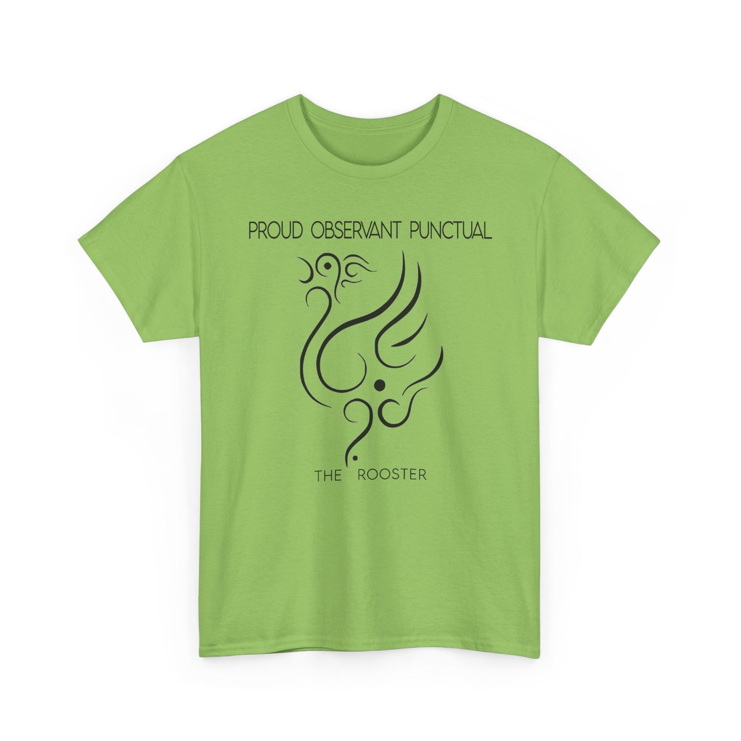 Chinese Zodiac The Rooster Tee, Positive Traits Of People Born On The Years Of The Rooster (1969, 1981, 1993 And 2005), Proud And Observant