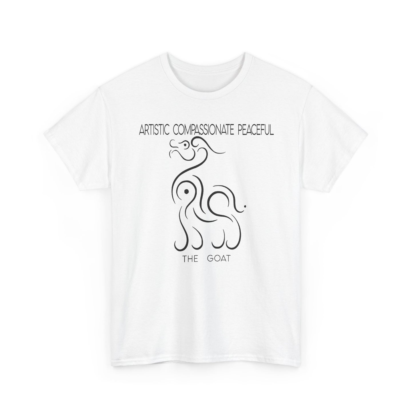 Chinese Zodiac The Goat Tee, Positive Traits Of People Born On The Years Of Goat (1969, 1979, 1991, 2003, And 2015), Artistic And Peaceful