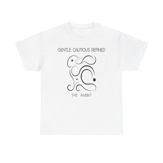 Chinese Zodiac The Rabbit Tee, Positive Traits Of People Born On The Years Of Rabbit (1963, 1975, 1987, 1999, And 2011), Gentle And Refined