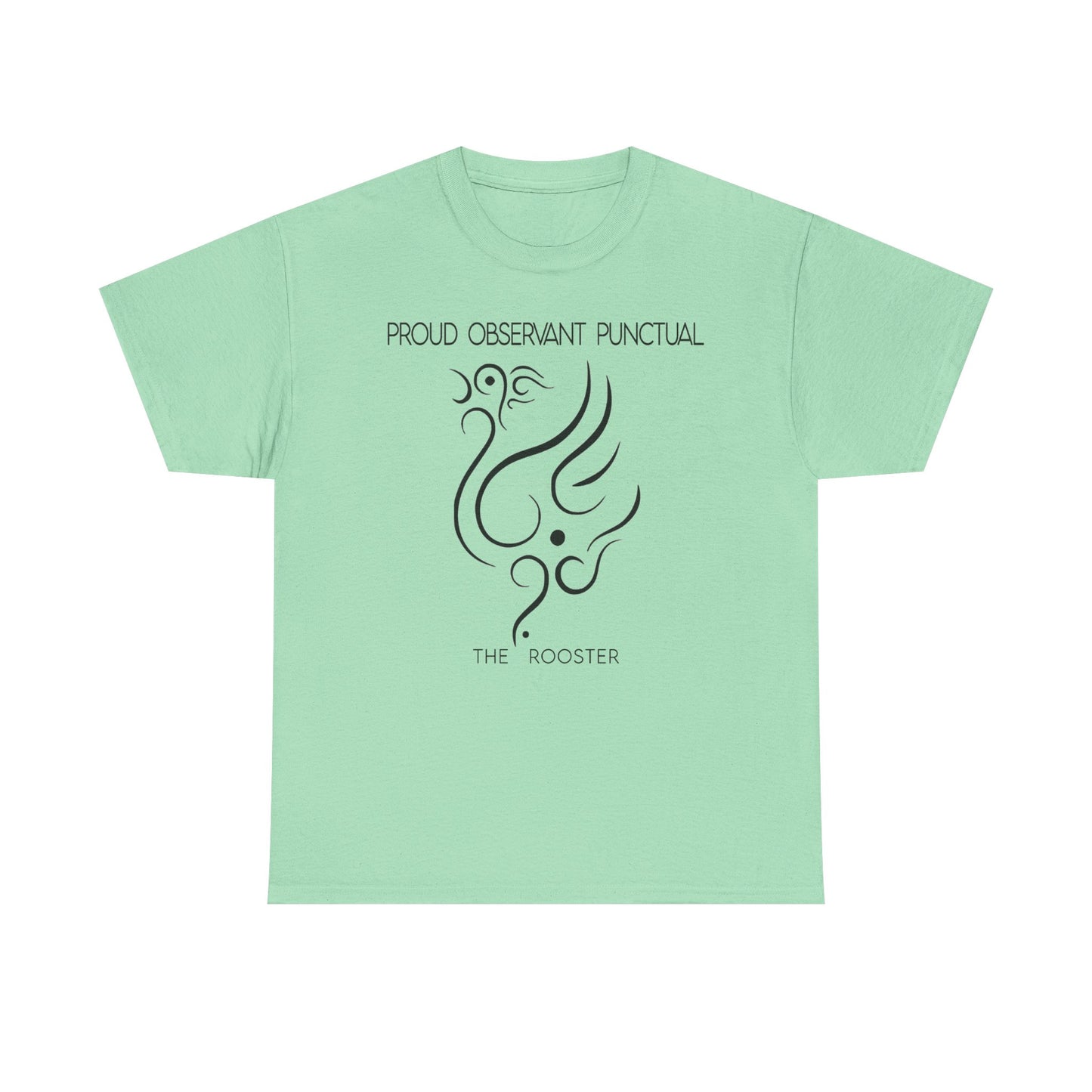 Chinese Zodiac The Rooster Tee, Positive Traits Of People Born On The Years Of The Rooster (1969, 1981, 1993 And 2005), Proud And Observant