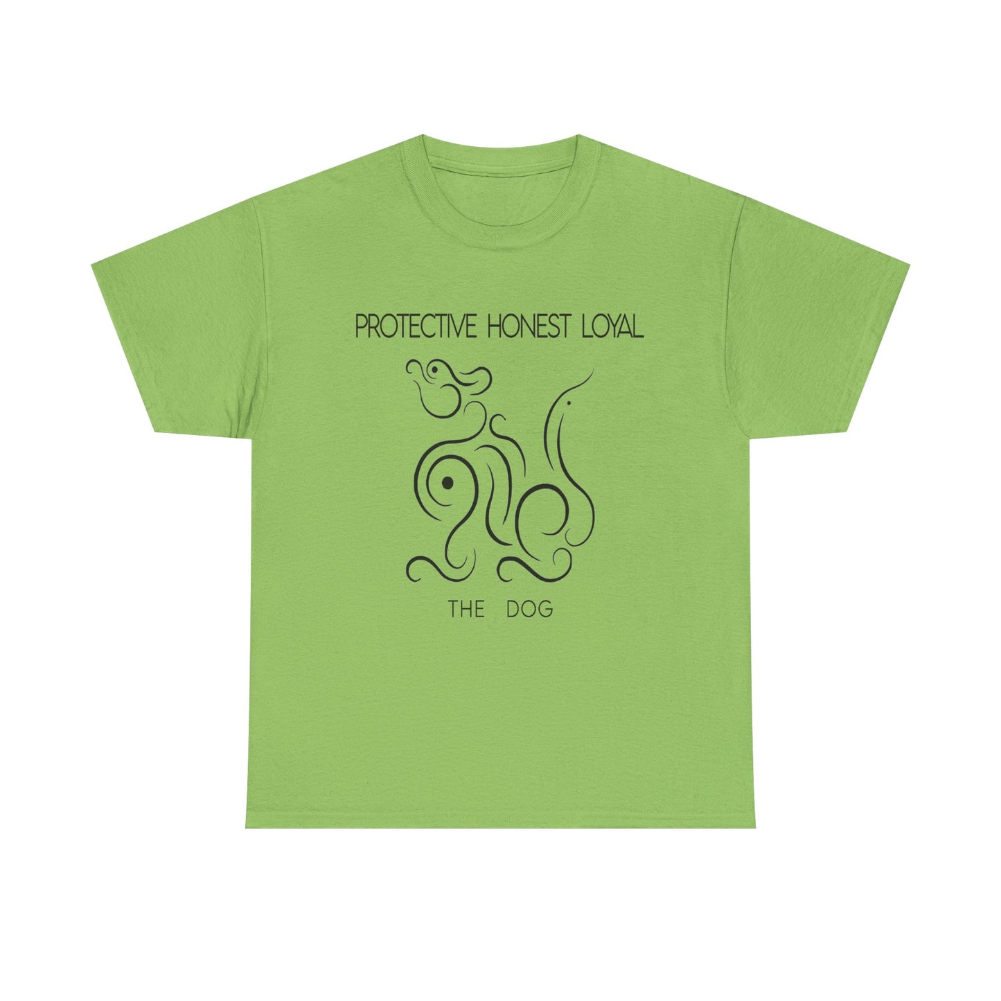 Chinese Zodiac The Dog Tee, Positive Traits Of People Born On The Years Of The Dog (1958, 1970, 1982, 1994, And 2006), Honest And Protective