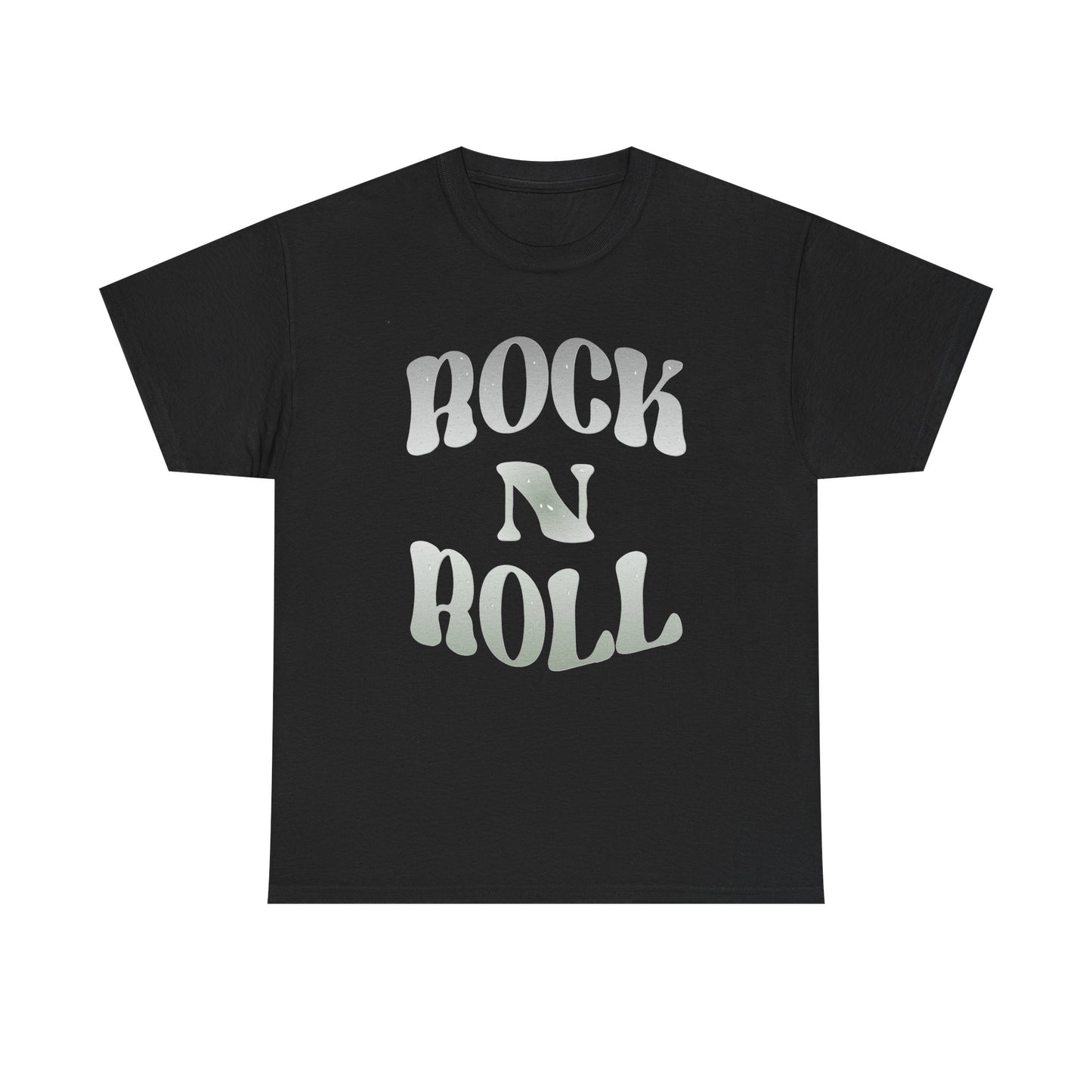 Music Nostalgia Rock N Roll Unisex Cotton Shirt, Colorful Boho and Hippie Style Top, Artistic Typographic Design Shirt