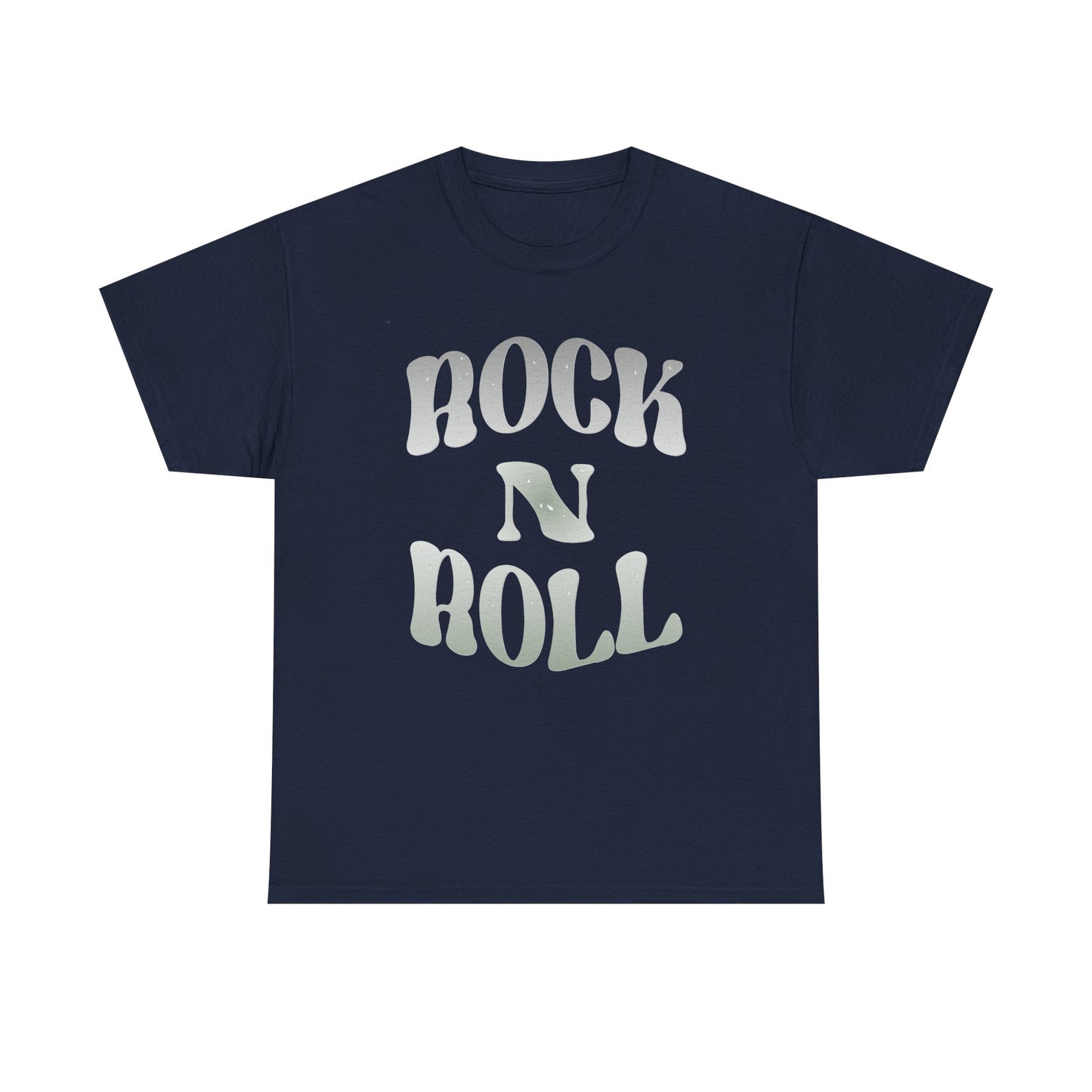 Music Nostalgia Rock N Roll Unisex Cotton Shirt, Colorful Boho and Hippie Style Top, Artistic Typographic Design Shirt