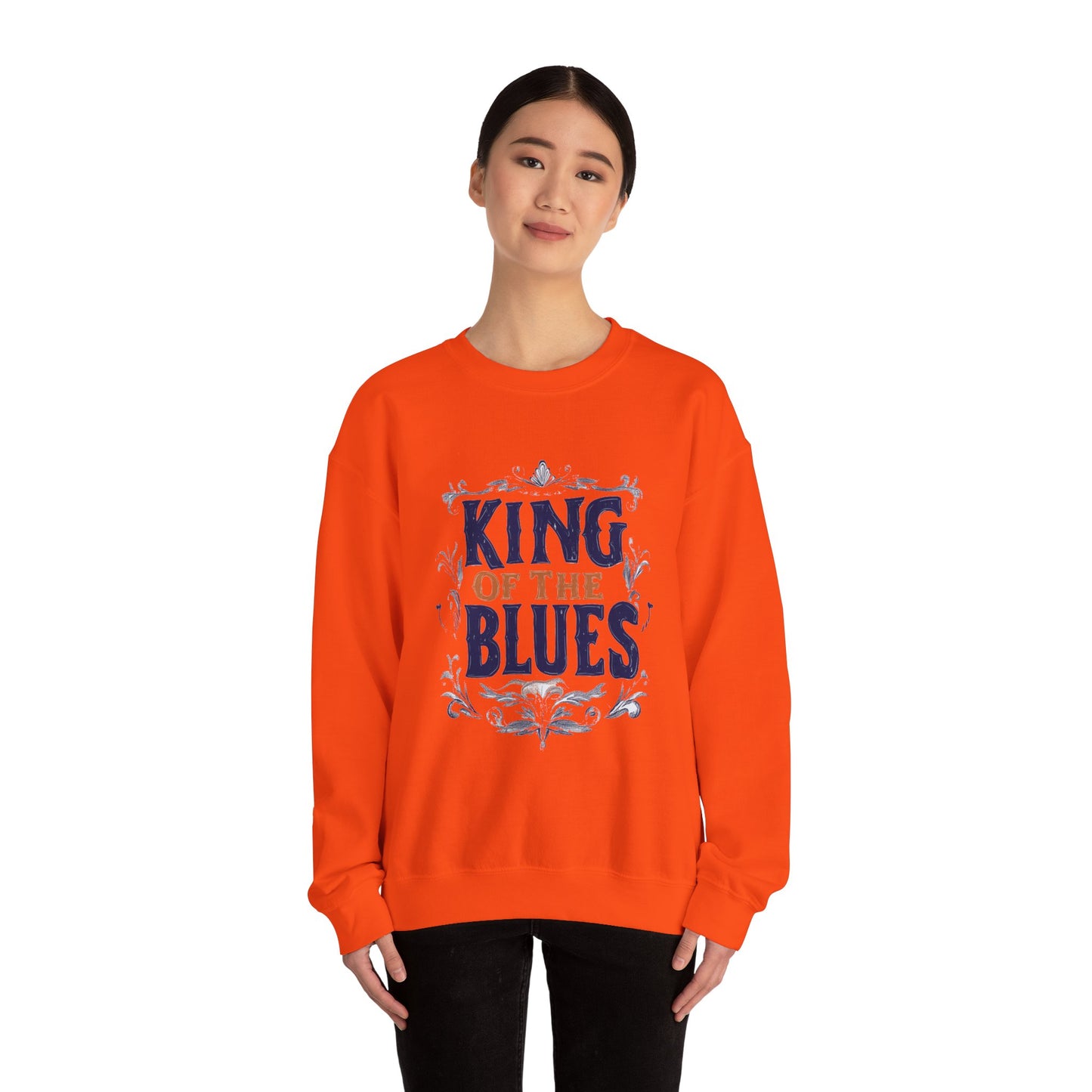 King of the Blues Sweatshirt, Music Nostalgia Crewneck, Rhythm and Blues Jumper, Unisex Band Merch, Blues Music Apparel