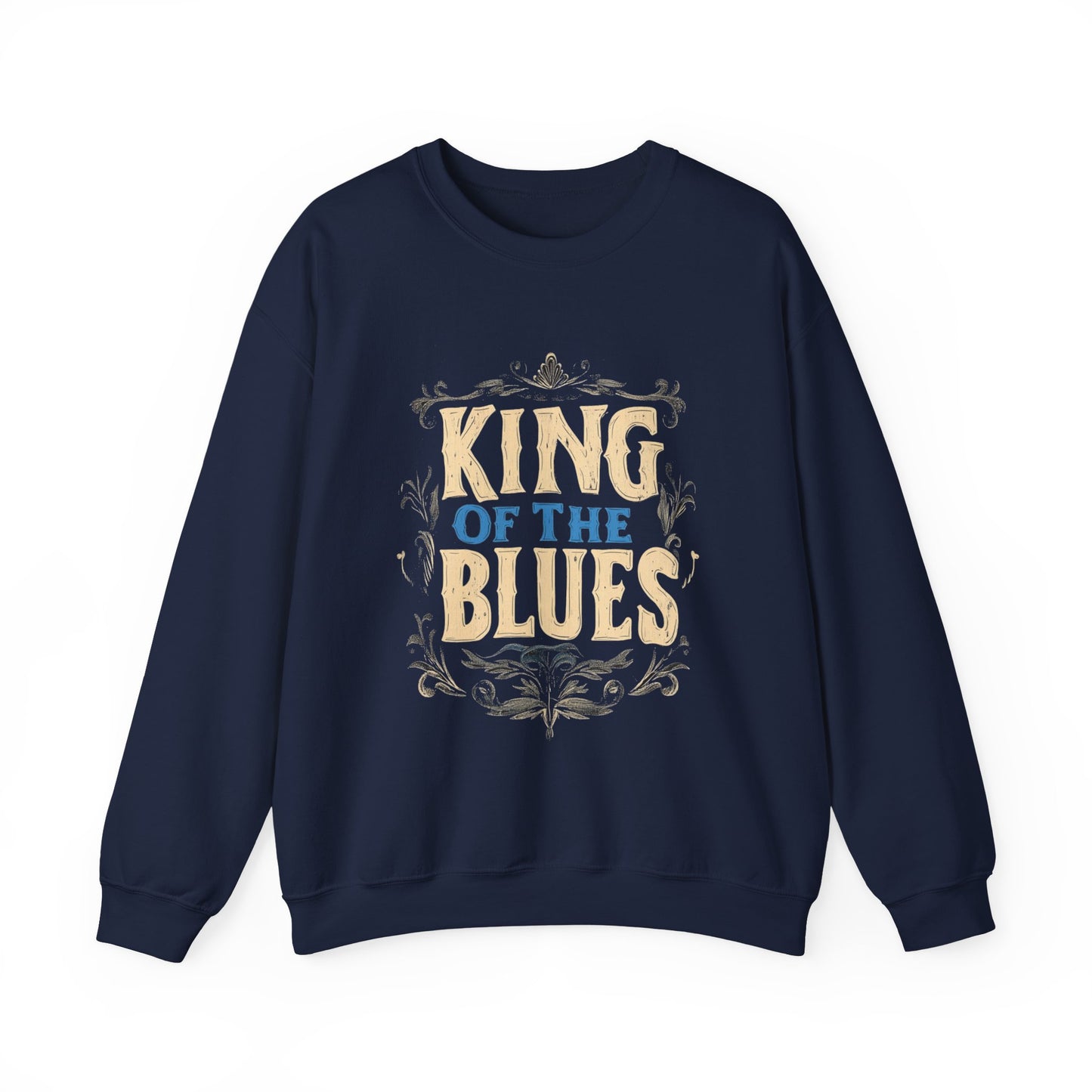 King of the Blues Sweatshirt, Music Nostalgia Crewneck, Rhythm and Blues Jumper, Unisex Band Merch, Blues Music Apparel
