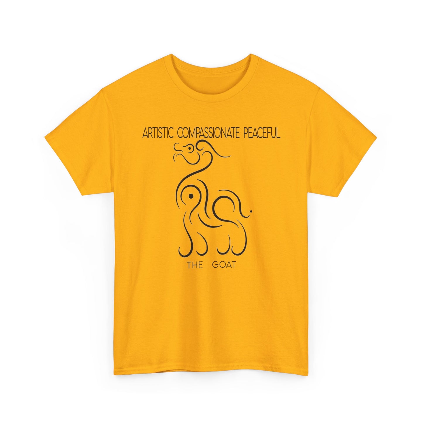 Chinese Zodiac The Goat Tee, Positive Traits Of People Born On The Years Of Goat (1969, 1979, 1991, 2003, And 2015), Artistic And Peaceful