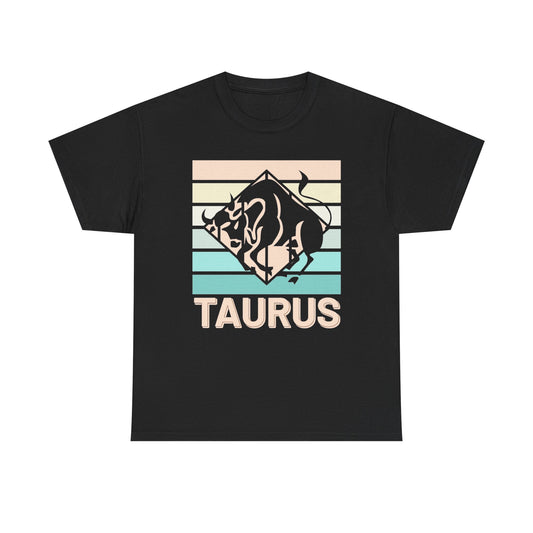 Zodiac Taurus Tee, Astrology Retro Vintage Unisex Shirt, Horoscope Bull Sign Series C, Gift for Zodiac Lovers, Constellation Apparel,