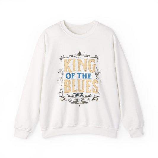 King of the Blues Sweatshirt, Music Nostalgia Crewneck, Rhythm and Blues Jumper, Unisex Band Merch, Blues Music Apparel