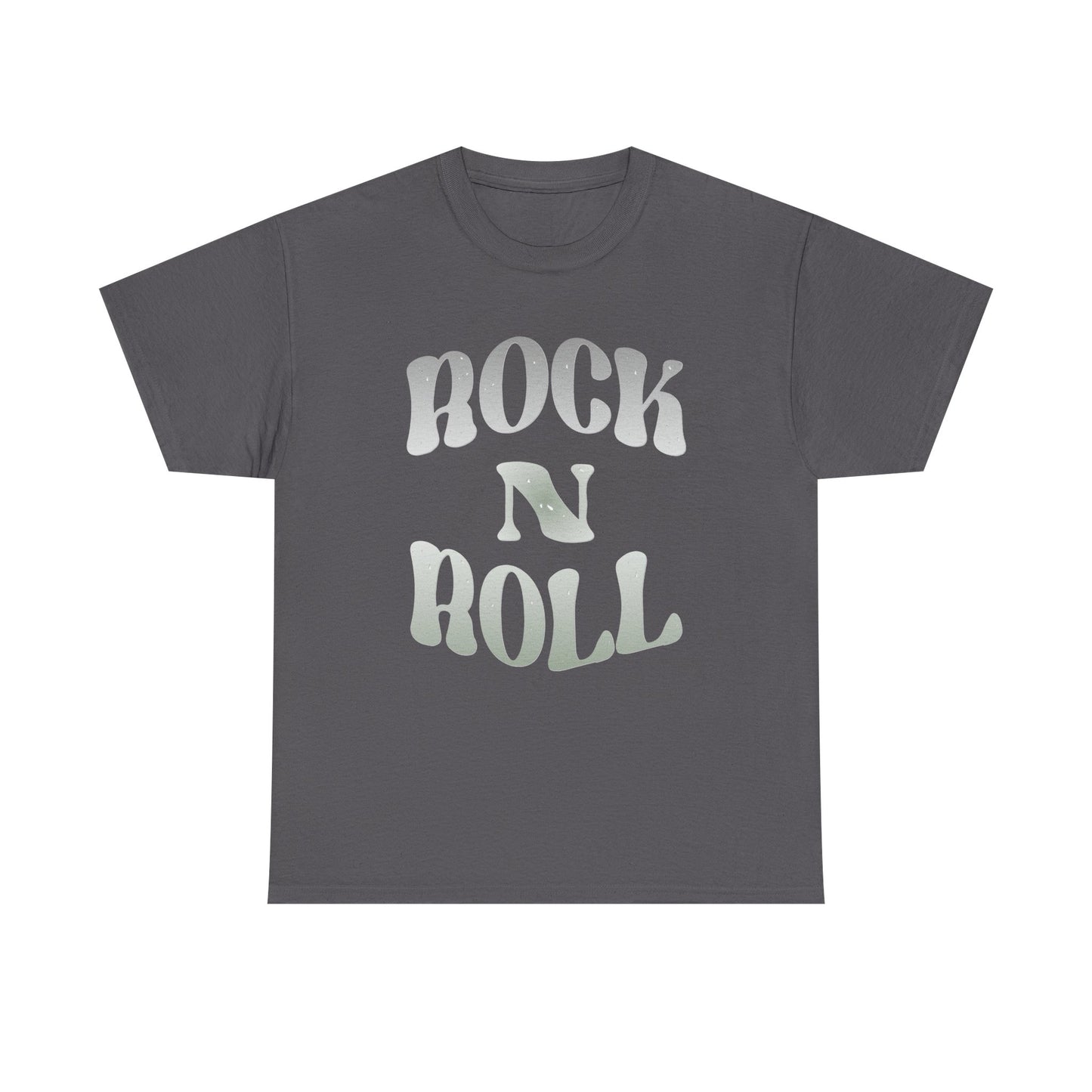 Music Nostalgia Rock N Roll Unisex Cotton Shirt, Colorful Boho and Hippie Style Top, Artistic Typographic Design Shirt