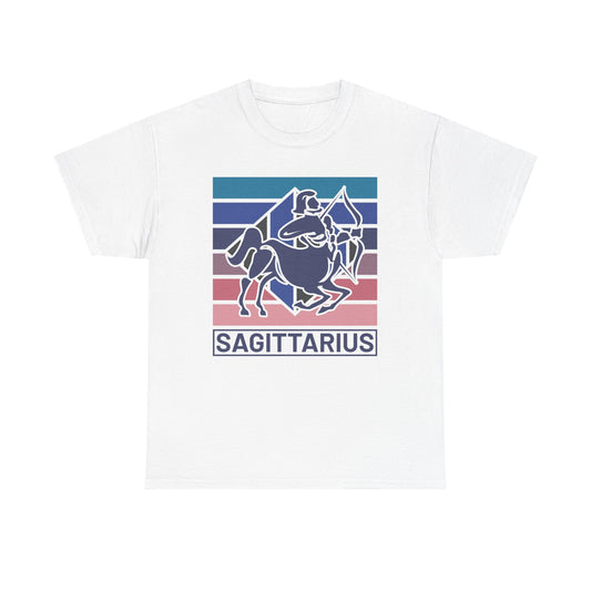 Vintage Sagittarius Tee, Astrology Shirt, Horoscope Gift, Unisex Cotton T-Shirt, Celestial Apparel, Zodiac Birthday Top, Retro Graphic Tee