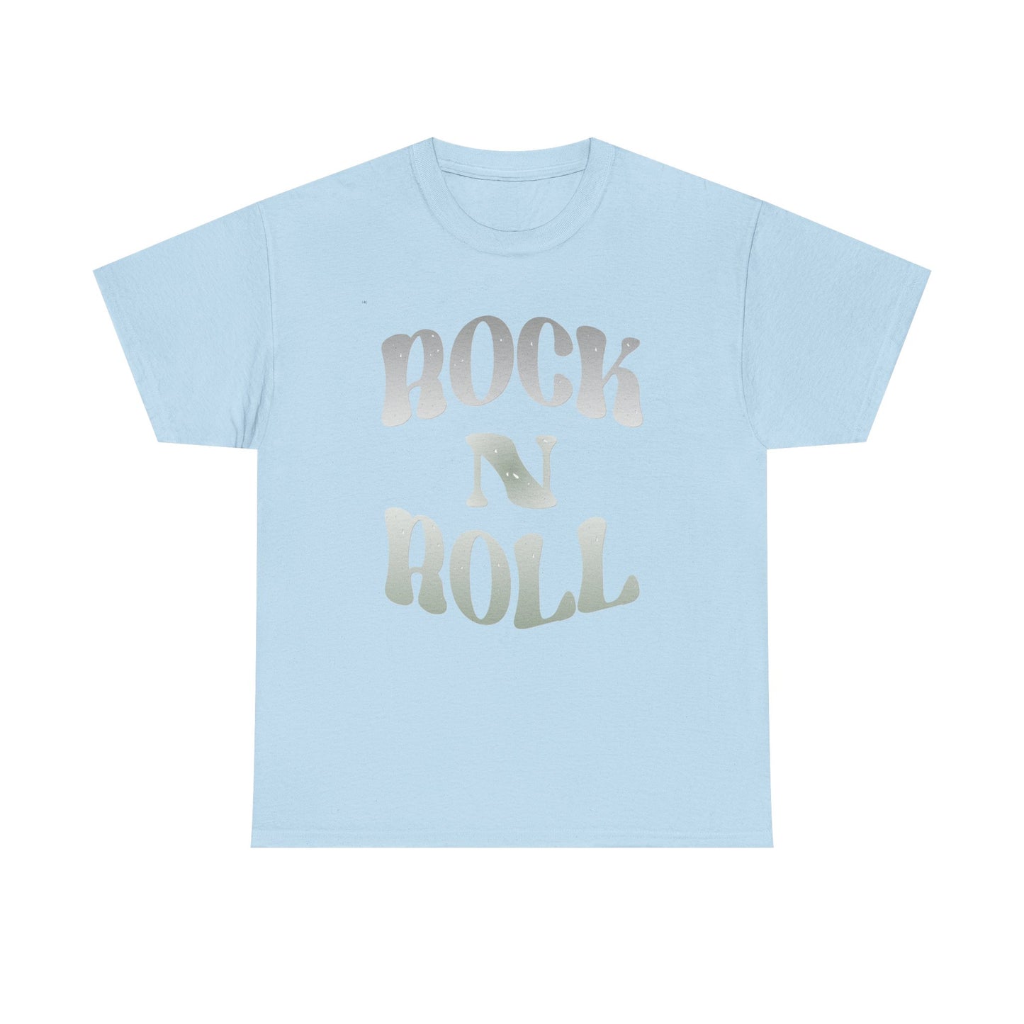 Music Nostalgia Rock N Roll Unisex Cotton Shirt, Colorful Boho and Hippie Style Top, Artistic Typographic Design Shirt