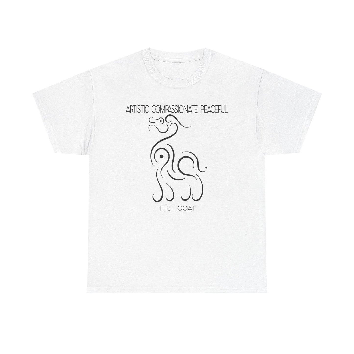Chinese Zodiac The Goat Tee, Positive Traits Of People Born On The Years Of Goat (1969, 1979, 1991, 2003, And 2015), Artistic And Peaceful