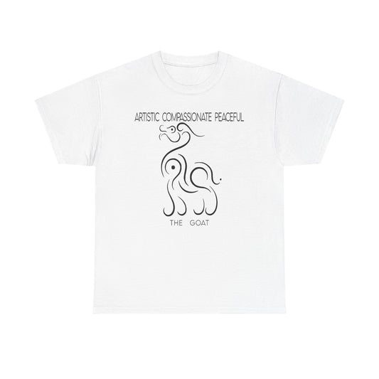 Chinese Zodiac The Goat Tee, Positive Traits Of People Born On The Years Of Goat (1969, 1979, 1991, 2003, And 2015), Artistic And Peaceful