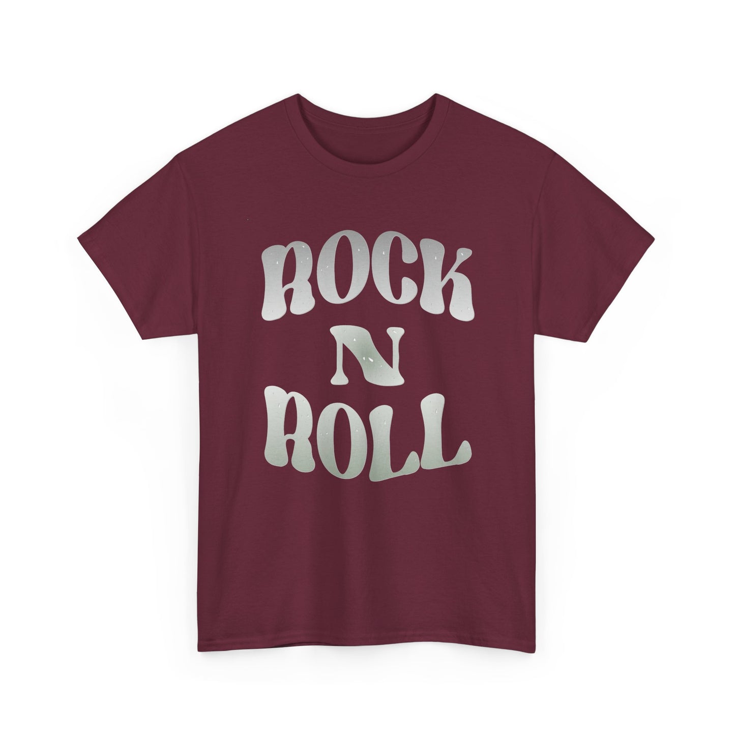 Music Nostalgia Rock N Roll Unisex Cotton Shirt, Colorful Boho and Hippie Style Top, Artistic Typographic Design Shirt