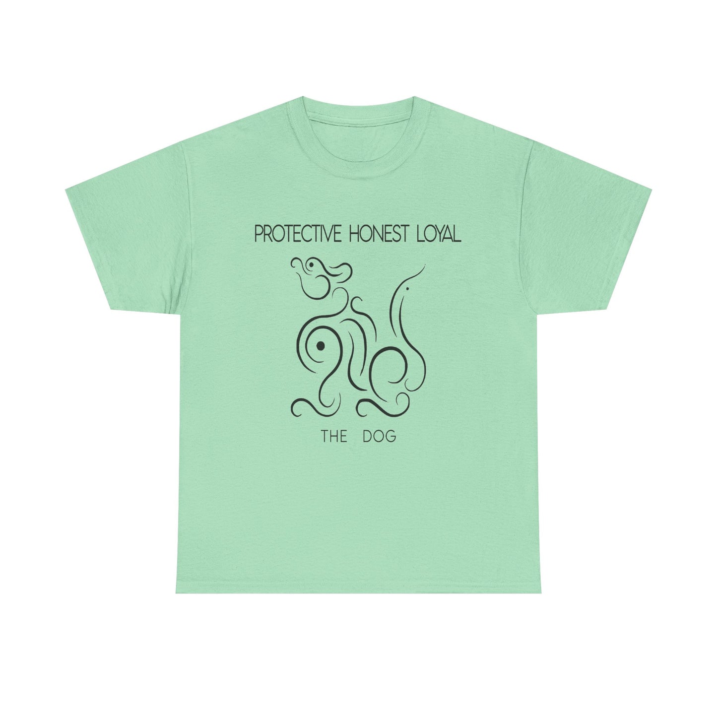Chinese Zodiac The Dog Tee, Positive Traits Of People Born On The Years Of The Dog (1958, 1970, 1982, 1994, And 2006), Honest And Protective