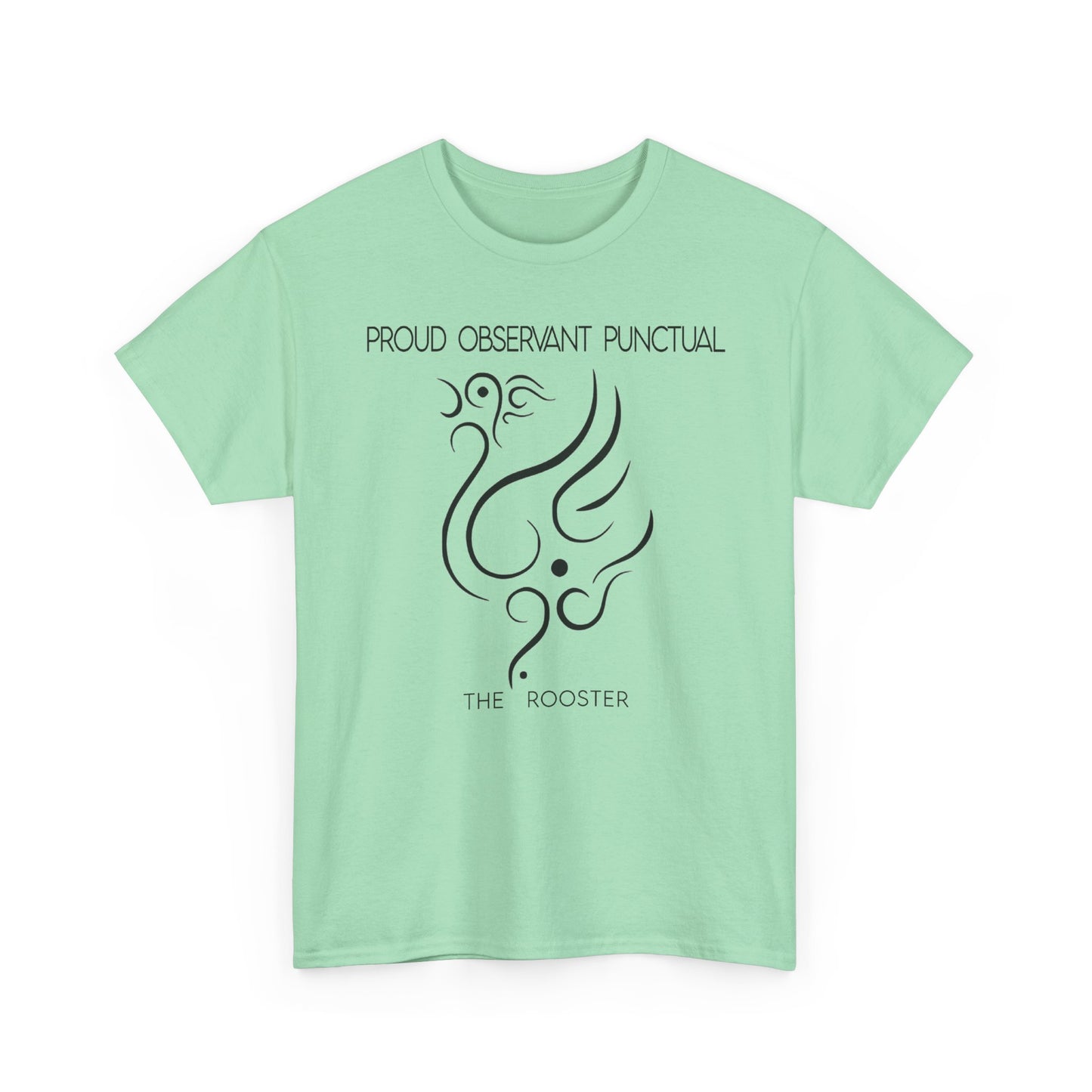 Chinese Zodiac The Rooster Tee, Positive Traits Of People Born On The Years Of The Rooster (1969, 1981, 1993 And 2005), Proud And Observant