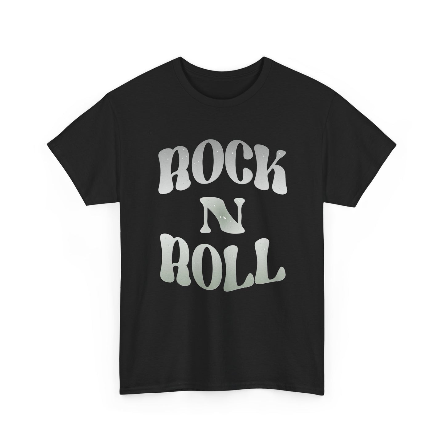 Music Nostalgia Rock N Roll Unisex Cotton Shirt, Colorful Boho and Hippie Style Top, Artistic Typographic Design Shirt