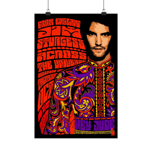 Psychedelic Art Posters, Vintage 2007 musical film Across the Universe., Beatles Era Psychedelic Artwork