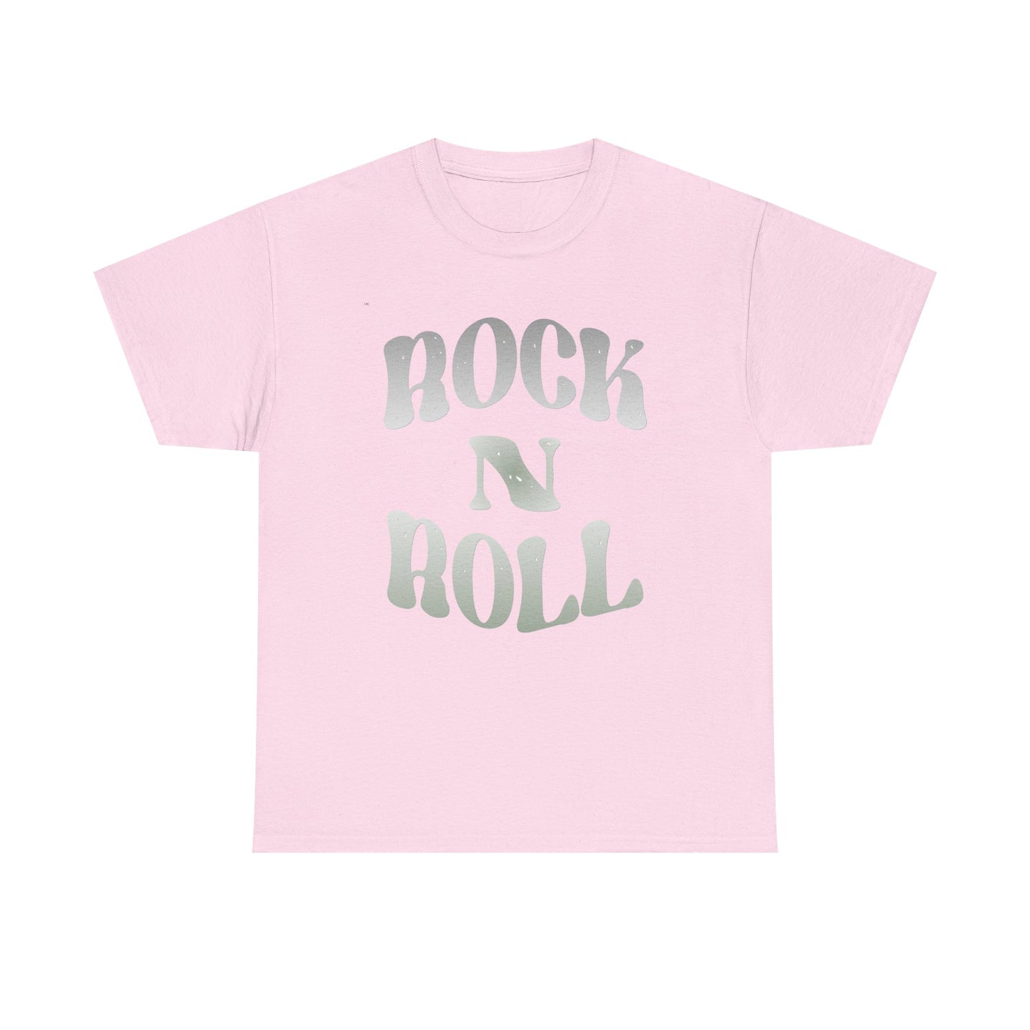 Music Nostalgia Rock N Roll Unisex Cotton Shirt, Colorful Boho and Hippie Style Top, Artistic Typographic Design Shirt