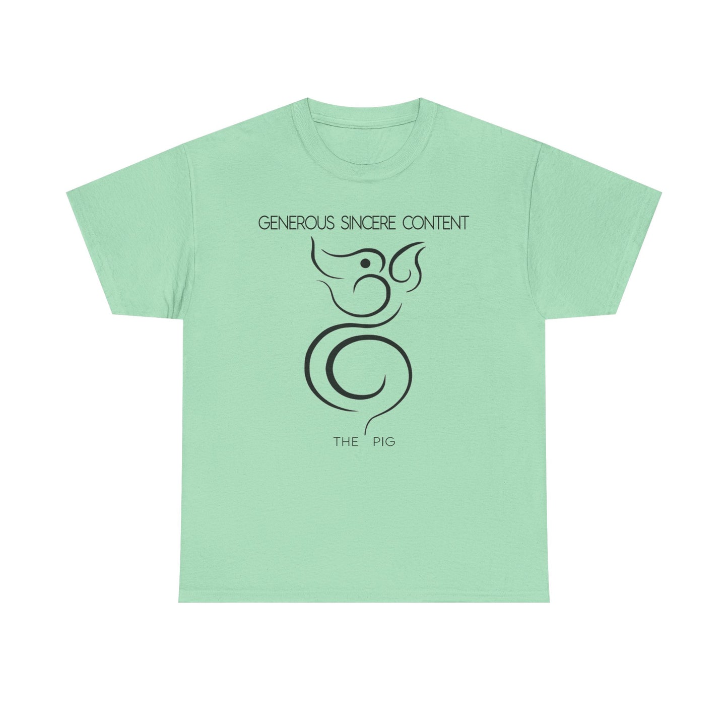 Chinese Zodiac The Pig Tee, Positive Traits Of People Born On The Years Of The Pig (1959, 1971, 1995, and 2007), Generous And Sincere