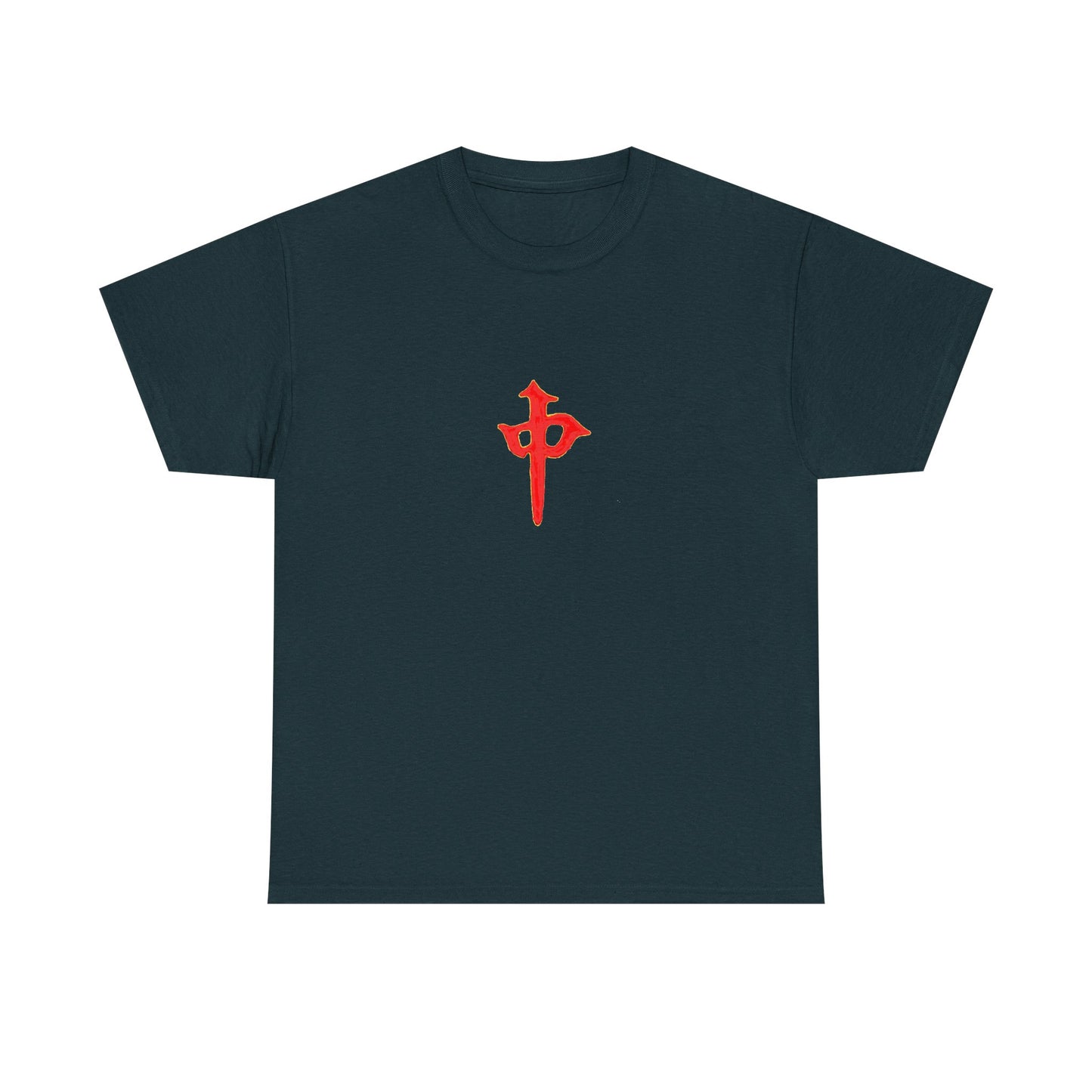 Gambler's Metaphor Mahjong Tile Unisex Cotton Tee, Red Dragon In Chinese Character Shirt, Also Known As Red Arrow Top