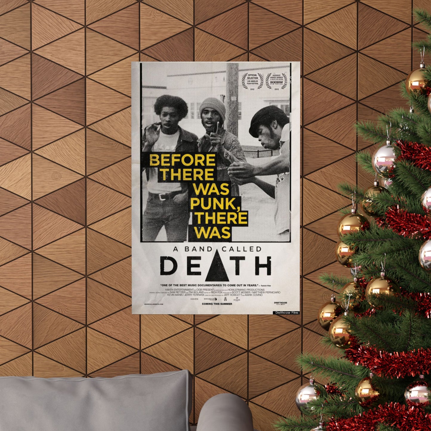 Vintage Proto-Punk Music History Film Print. A Band Called Death Documentary Poster - 1970s