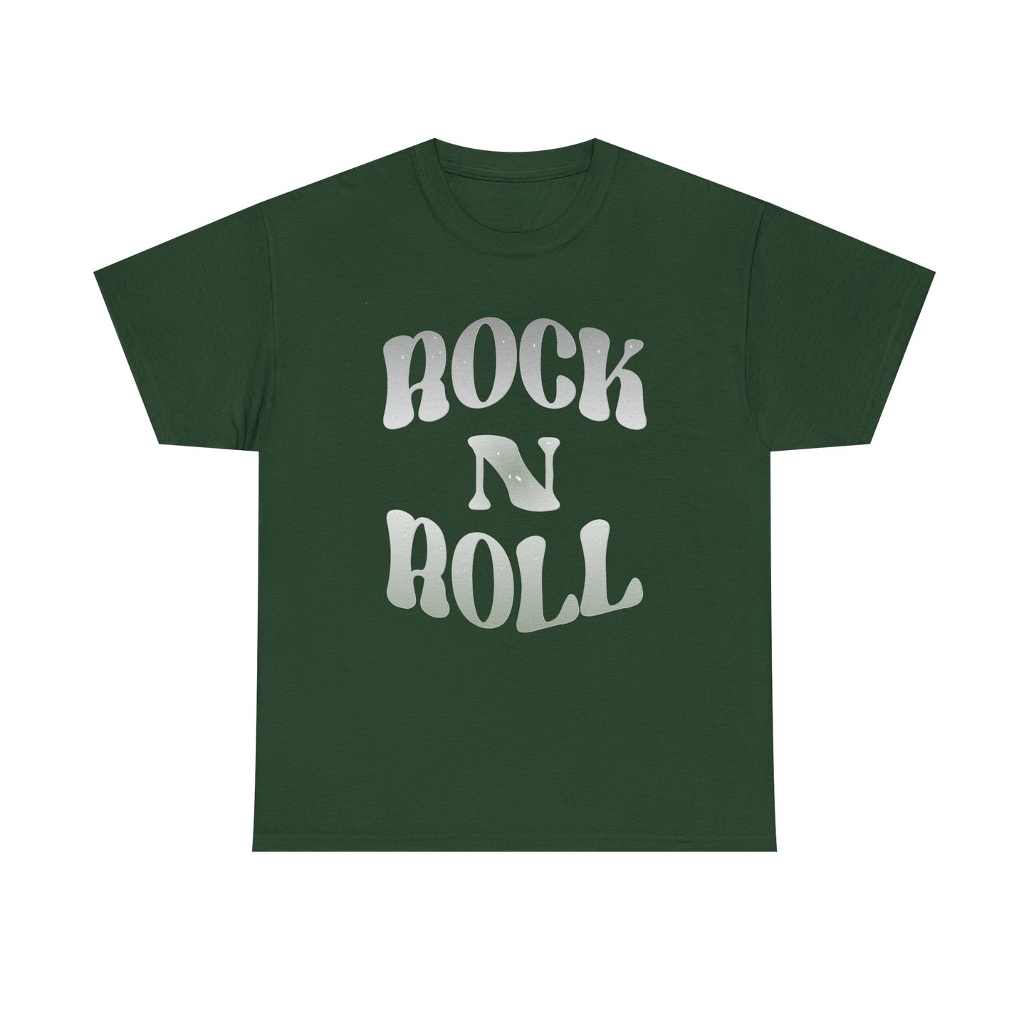 Music Nostalgia Rock N Roll Unisex Cotton Shirt, Colorful Boho and Hippie Style Top, Artistic Typographic Design Shirt